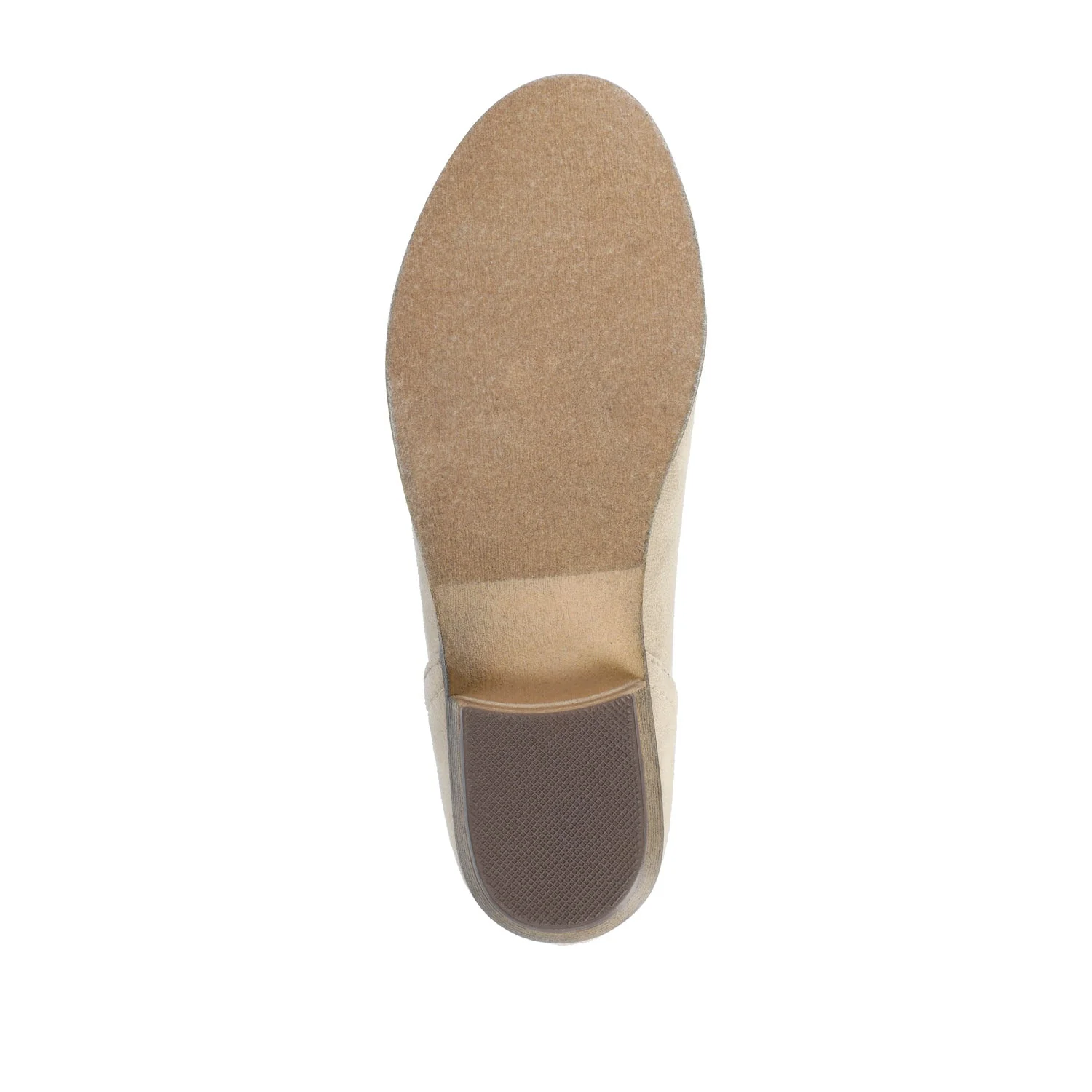 RIMI BLOCK HEELED BOOTIES IN FAUX SUEDE - Stone - Image 8