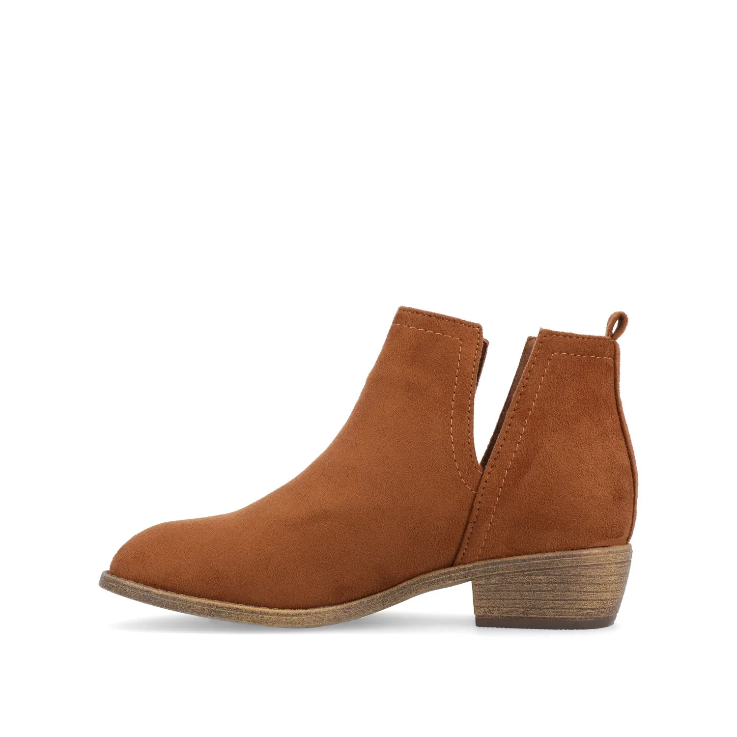RIMI BLOCK HEELED BOOTIES IN WIDE - Camel - Image 2