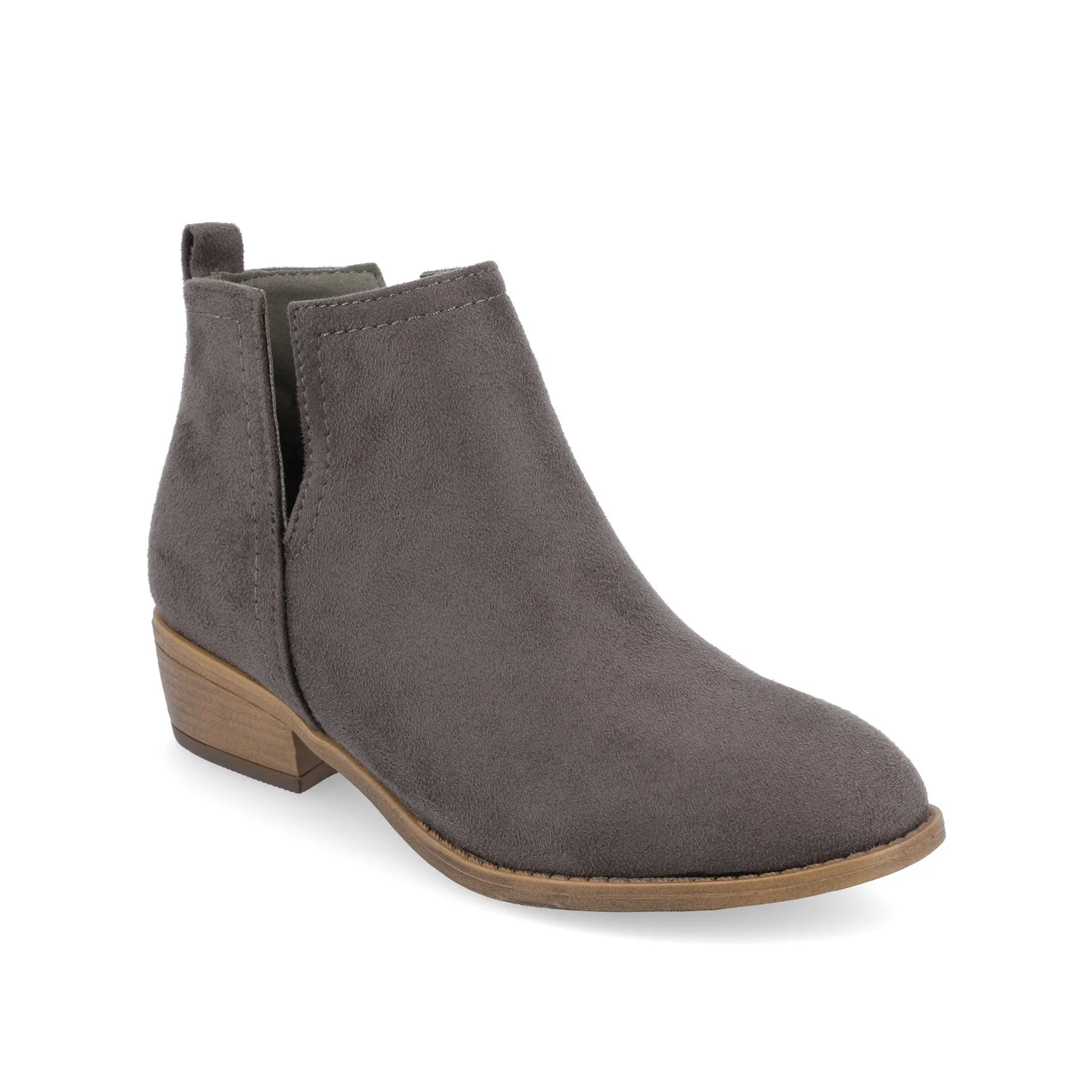 RIMI BLOCK HEELED BOOTIES IN WIDE - Grey - Image 2