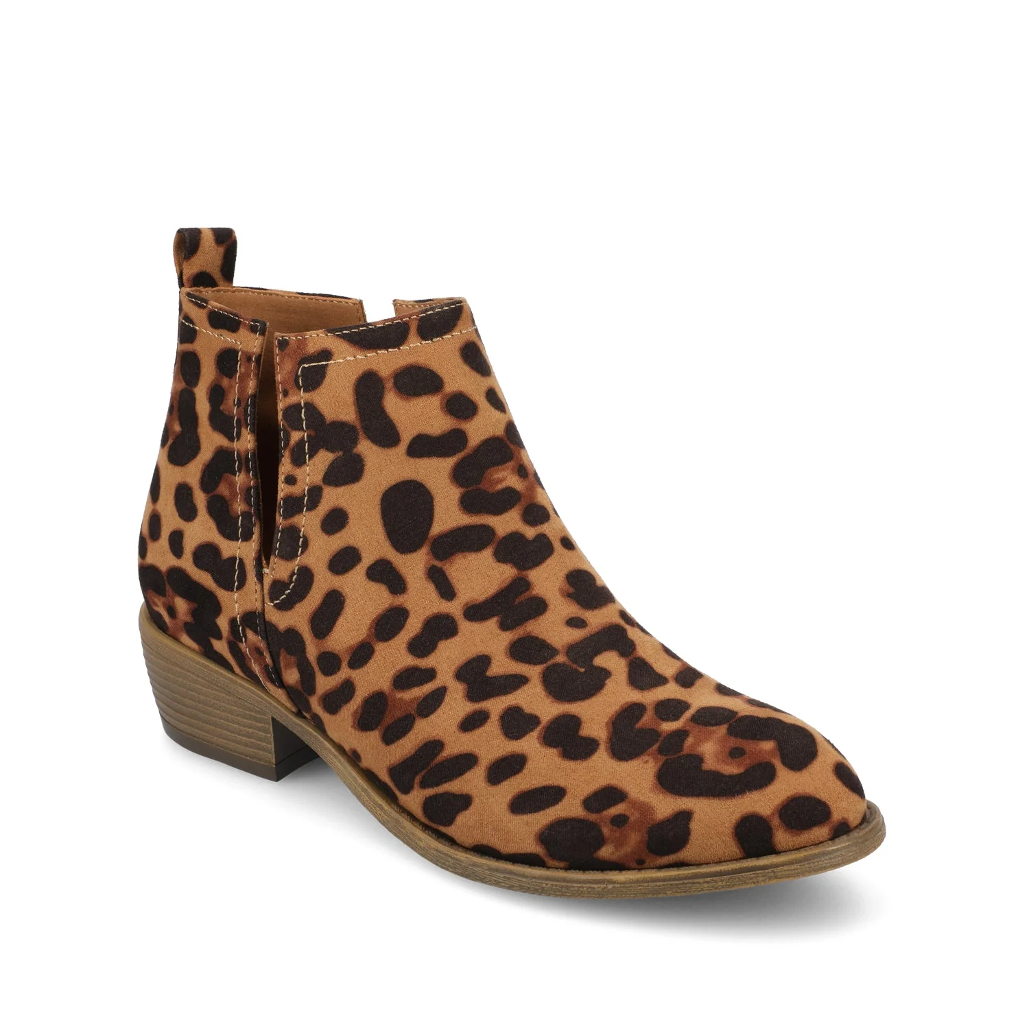 RIMI BLOCK HEELED BOOTIES IN WIDE - Leopard - Image 2