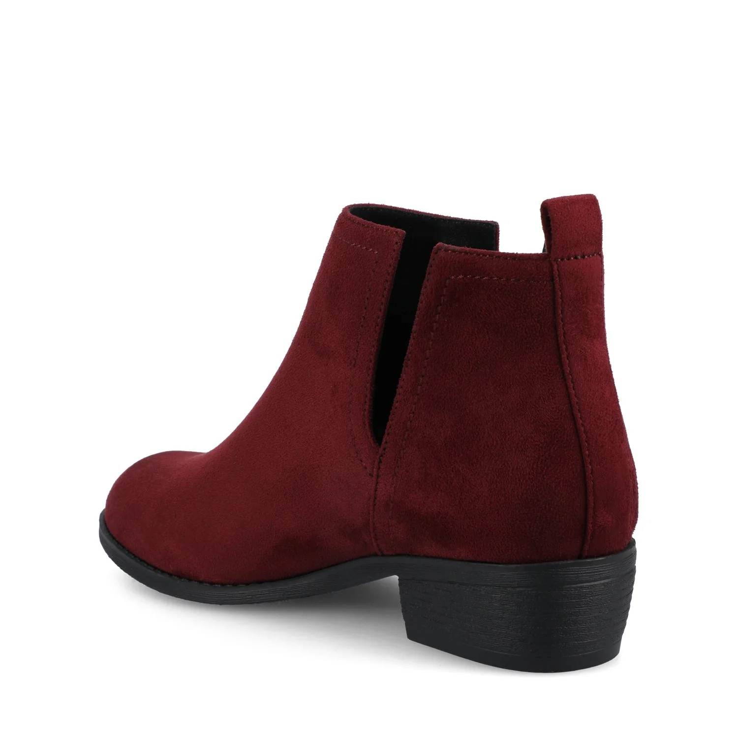 RIMI BLOCK HEELED BOOTIES IN WIDE - Oxblood - Image 3