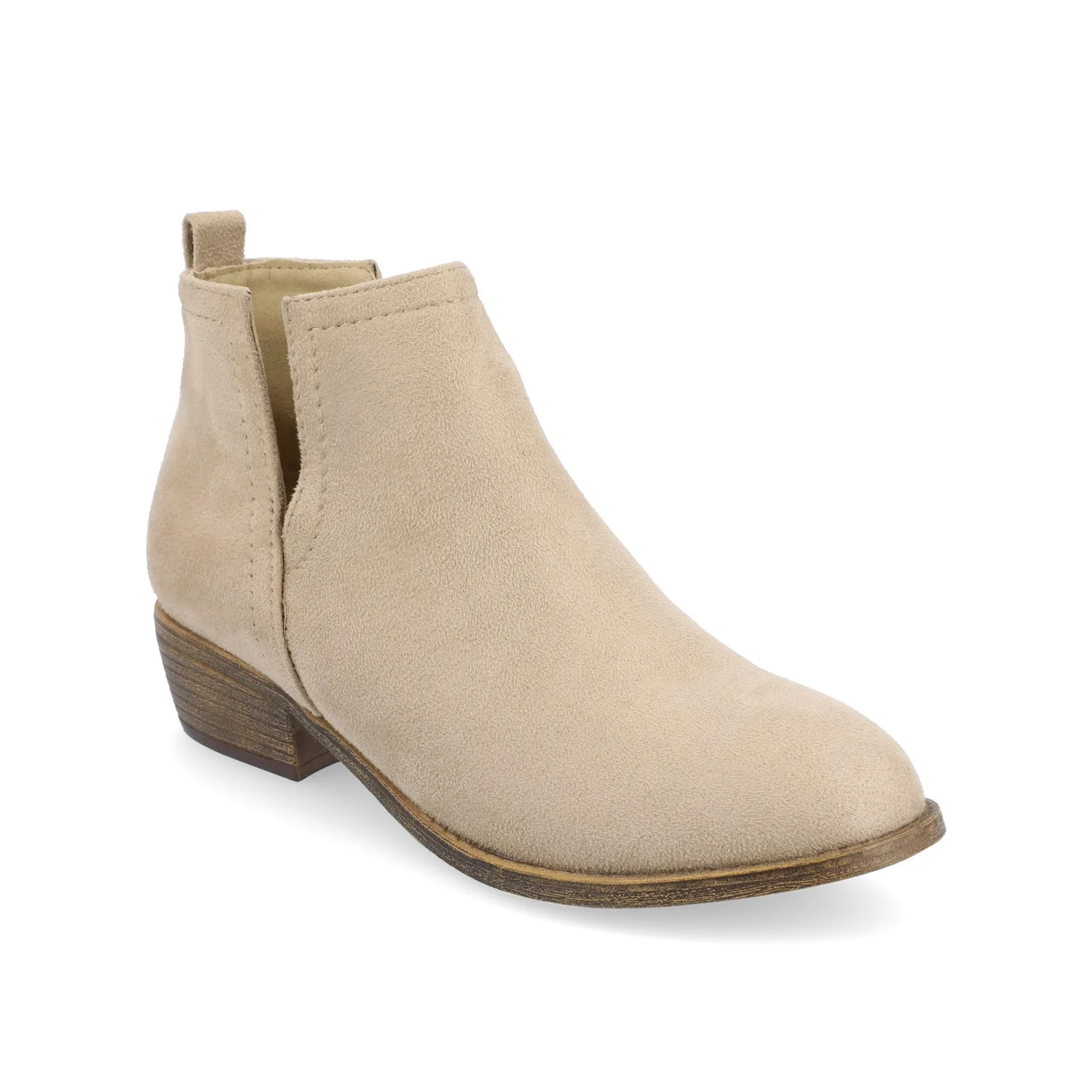 RIMI BLOCK HEELED BOOTIES IN WIDE - Stone - Image 3