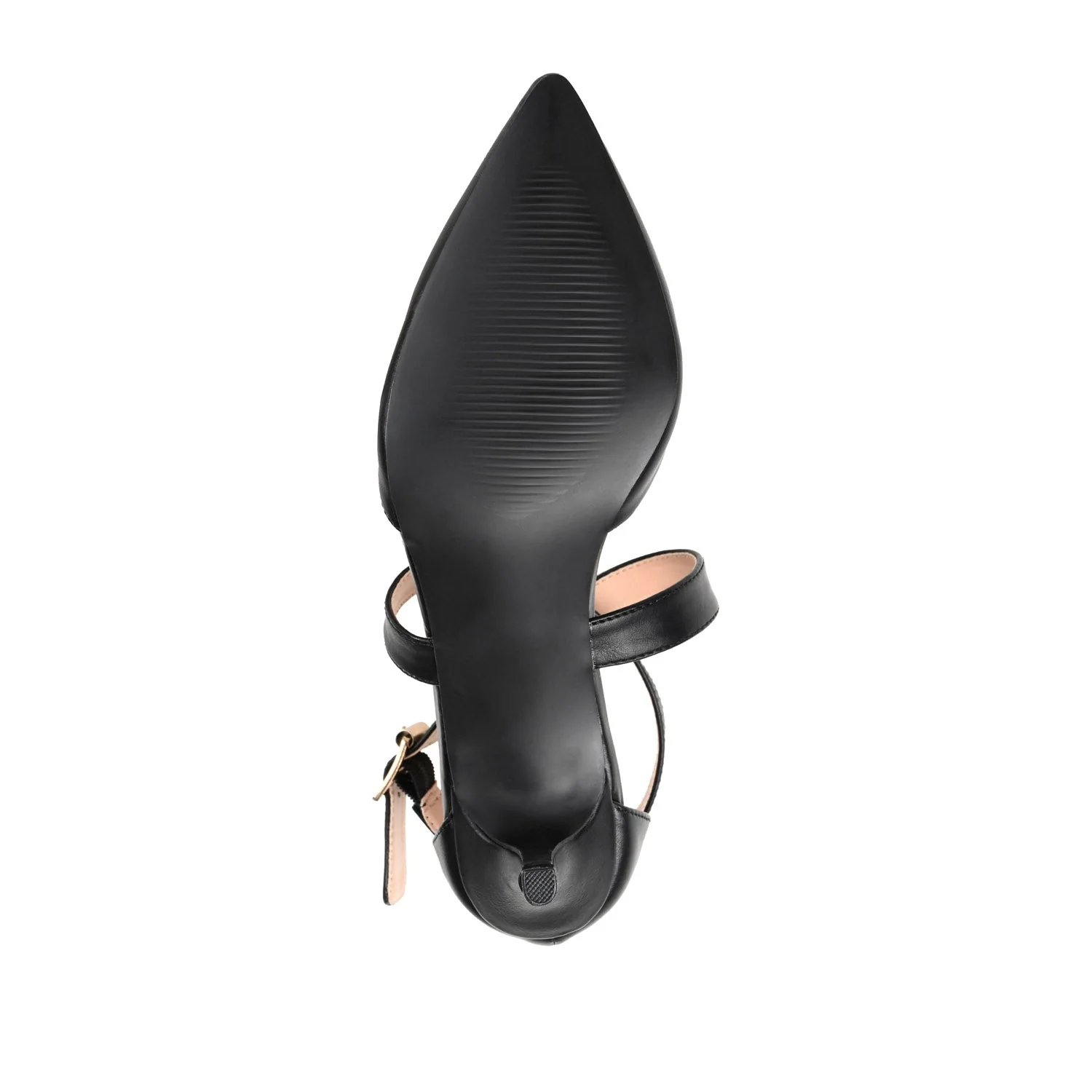 RIVA STILETTO PUMP HEELS IN VEGAN LEATHER - Black - Image 8