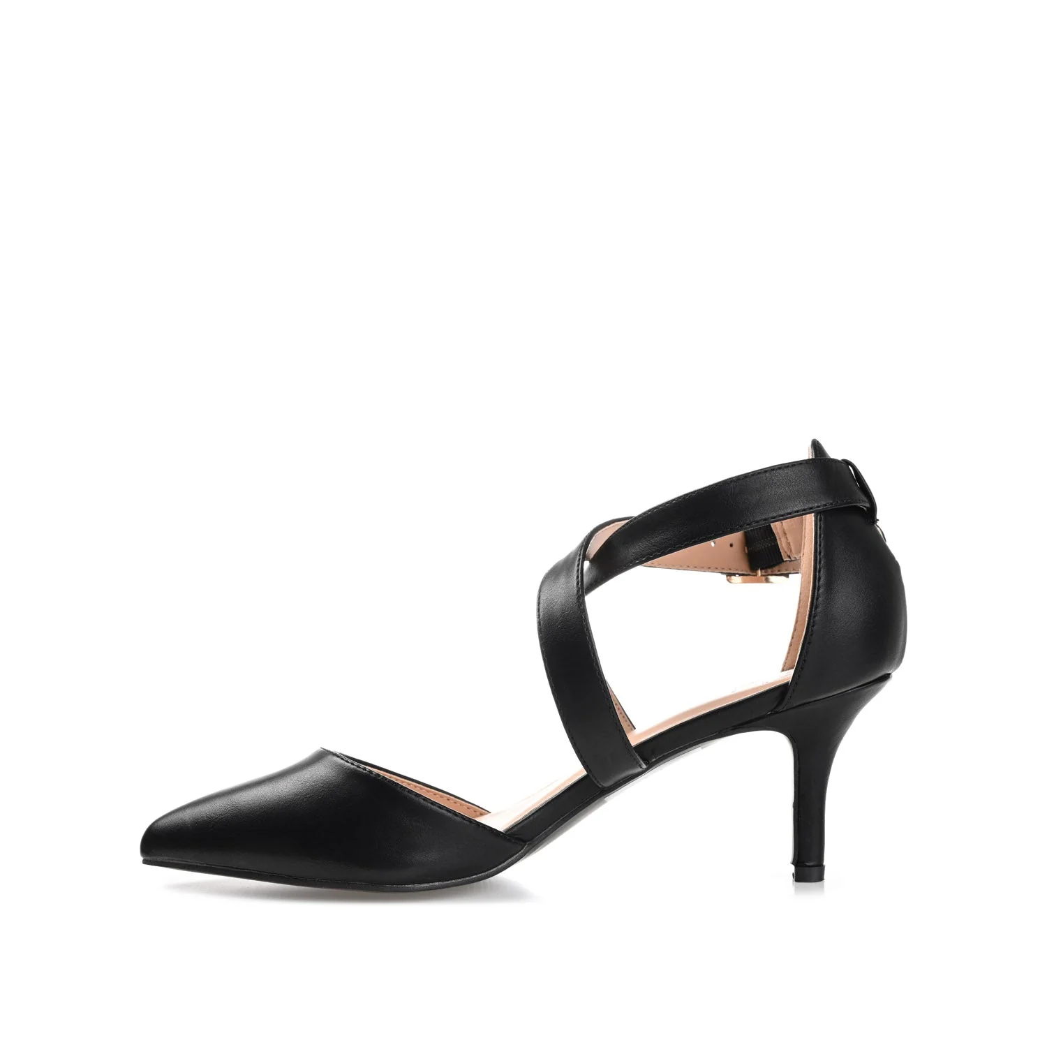 RIVA STILETTO PUMP HEELS IN WIDE - Black - Image 3