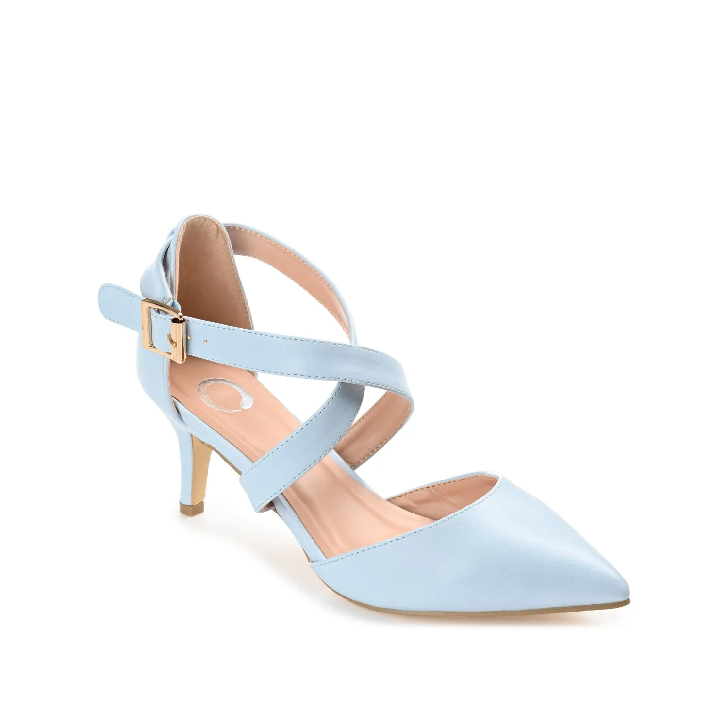 RIVA STILETTO PUMP HEELS IN WIDE - Blue - Image 2