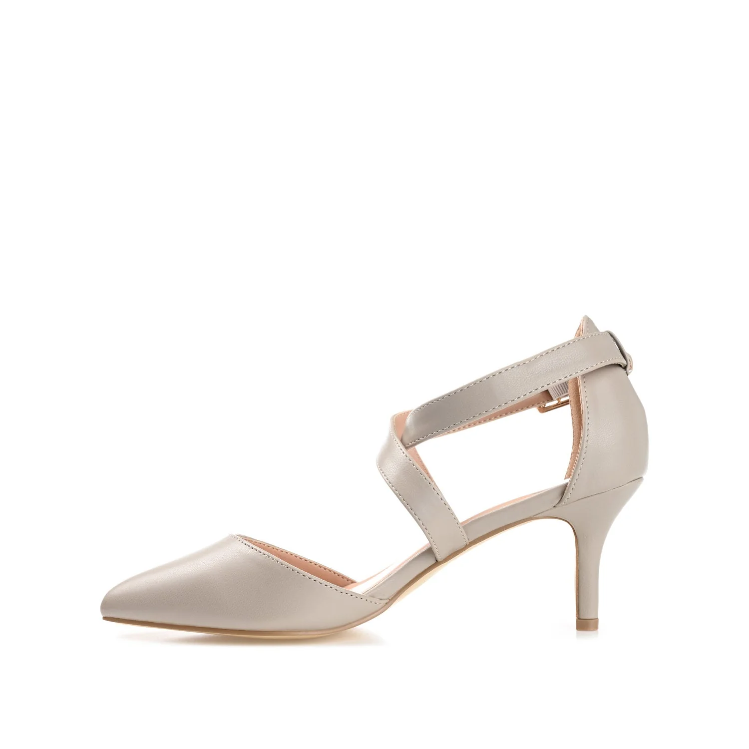 RIVA STILETTO PUMP HEELS IN WIDE - Grey - Image 3