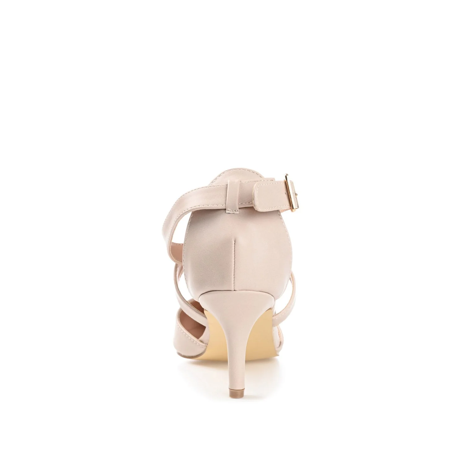 RIVA STILETTO PUMP HEELS IN WIDE - Nude - Image 7