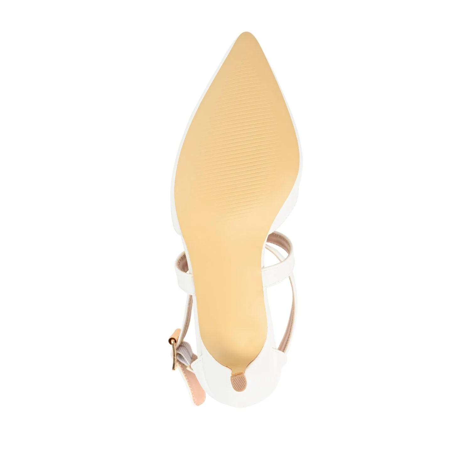 RIVA STILETTO PUMP HEELS IN VEGAN LEATHER - White - Image 8