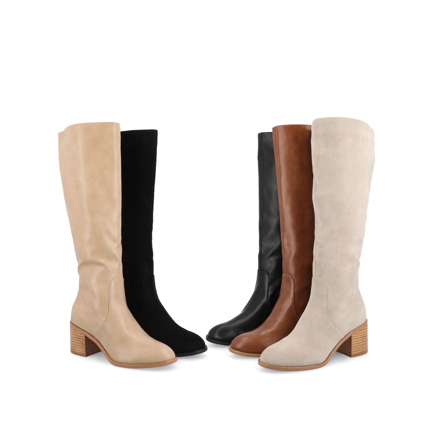 ROMILLY BOOTS IN WIDE-WIDTH & CALF - Stone - Image 8