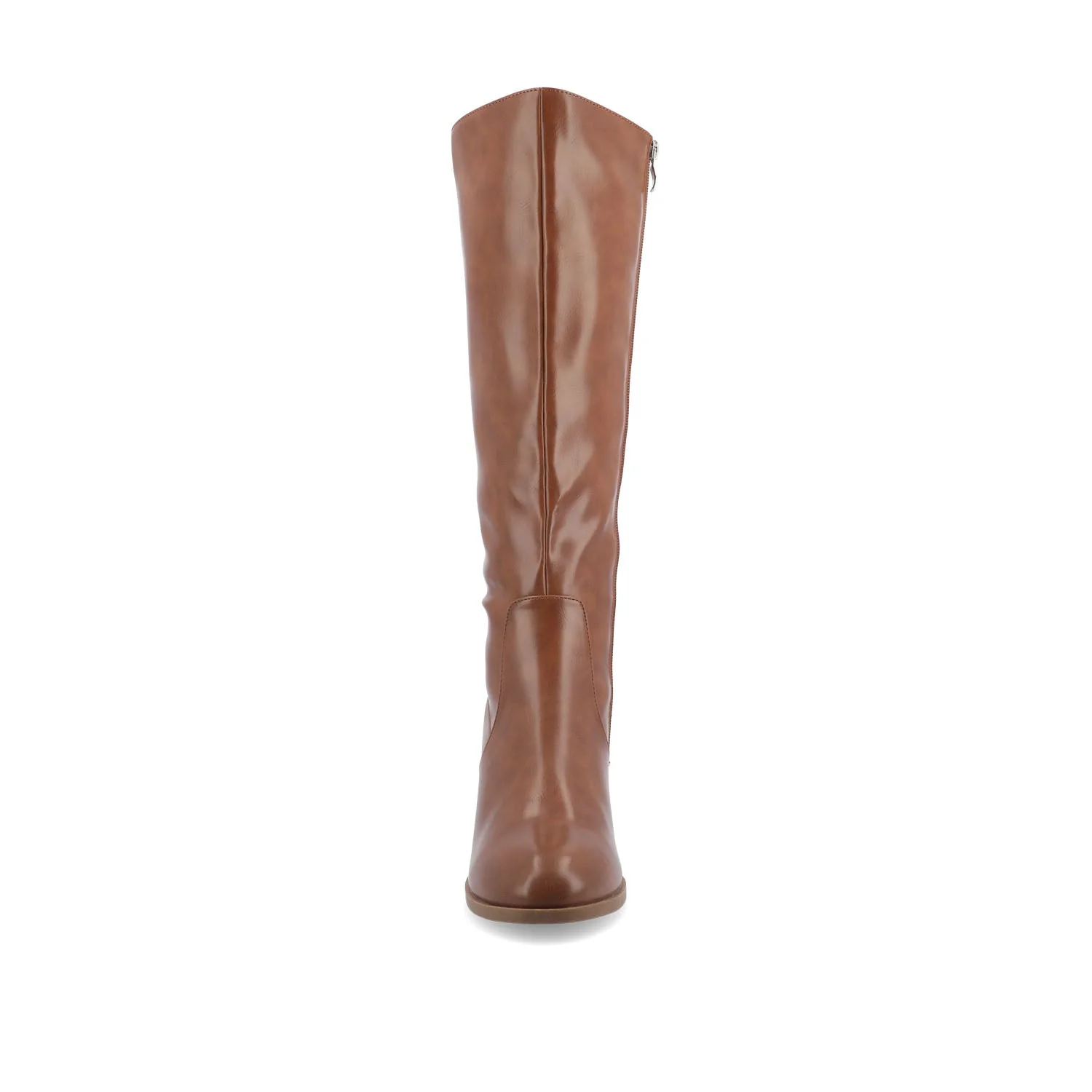 ROMILLY KNEE HIGH BOOTS IN X-WIDE CALF - Brown - Image 5