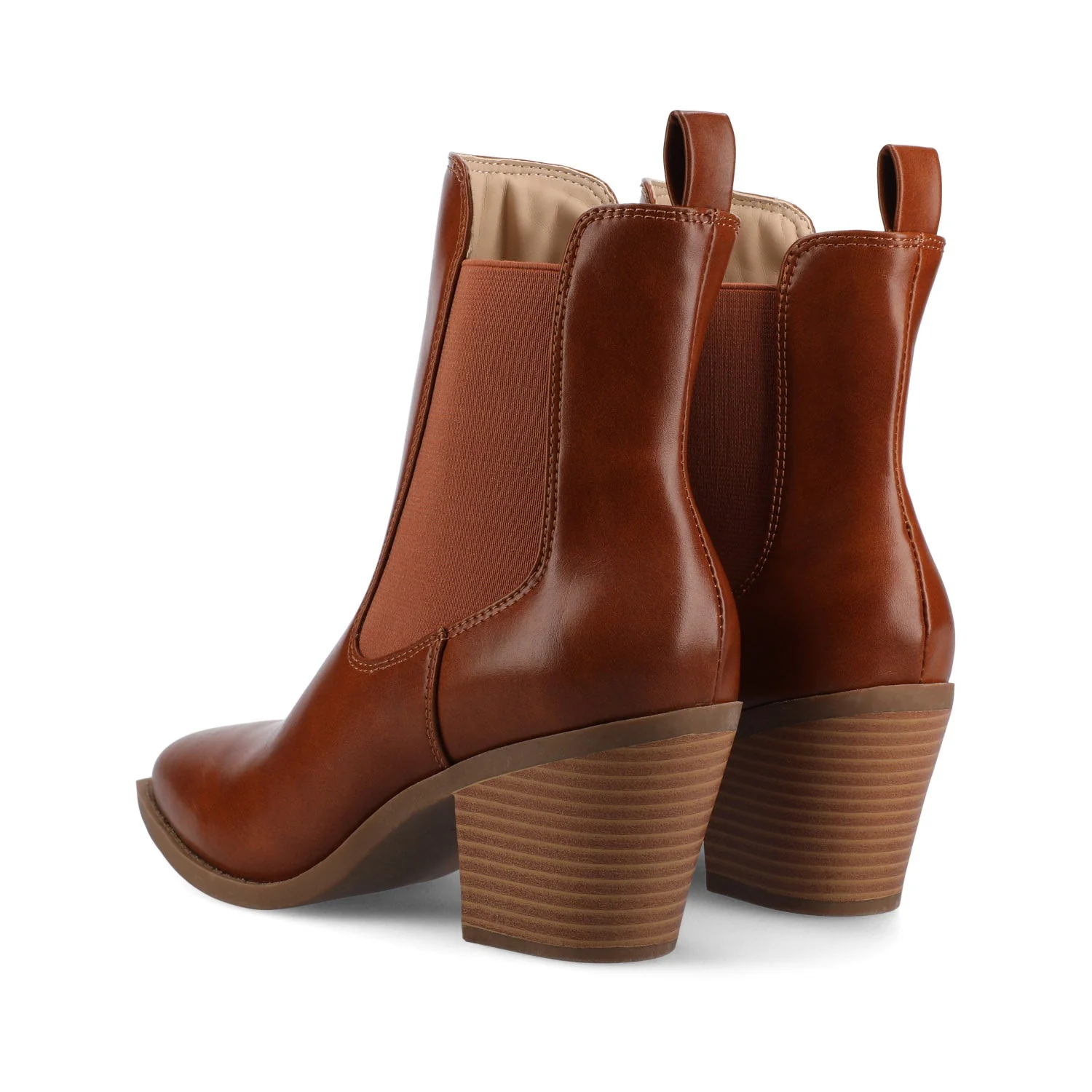 ROSEMARY WESTERN CHELSEA BOOTIES - Cognac - Image 3