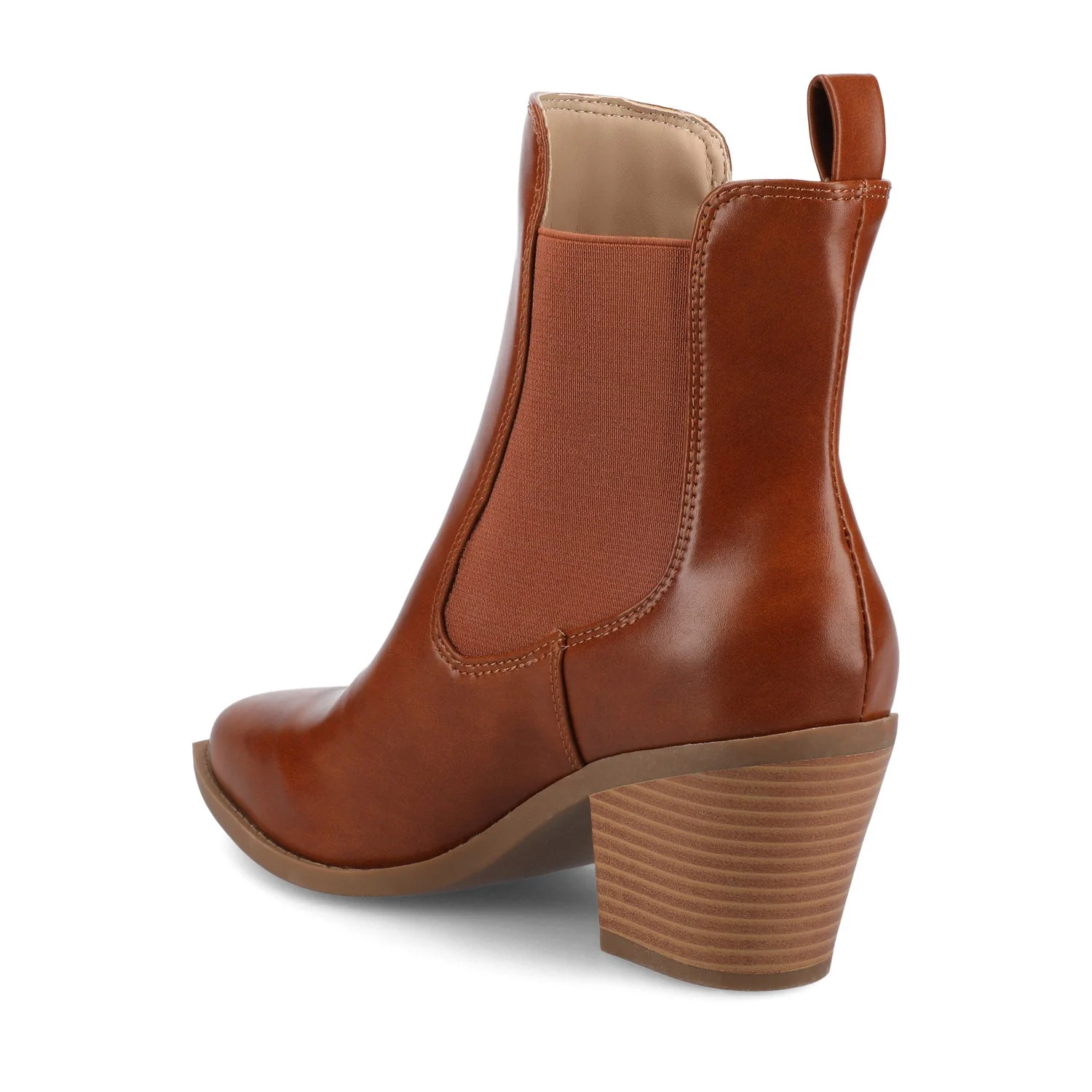 ROSEMARY WESTERN CHELSEA BOOTIES - Cognac - Image 4