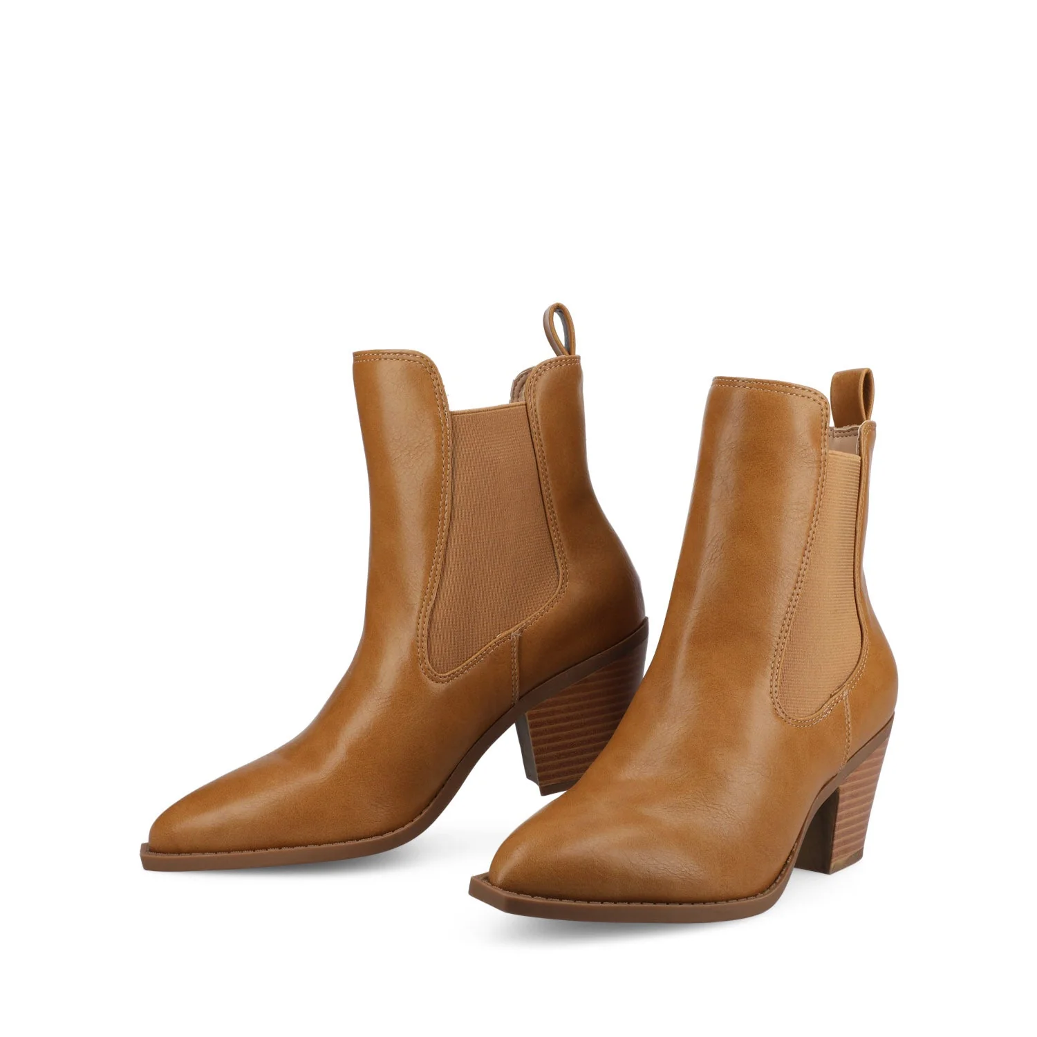 ROSEMARY WESTERN CHELSEA BOOTIES - Tan - Image 2