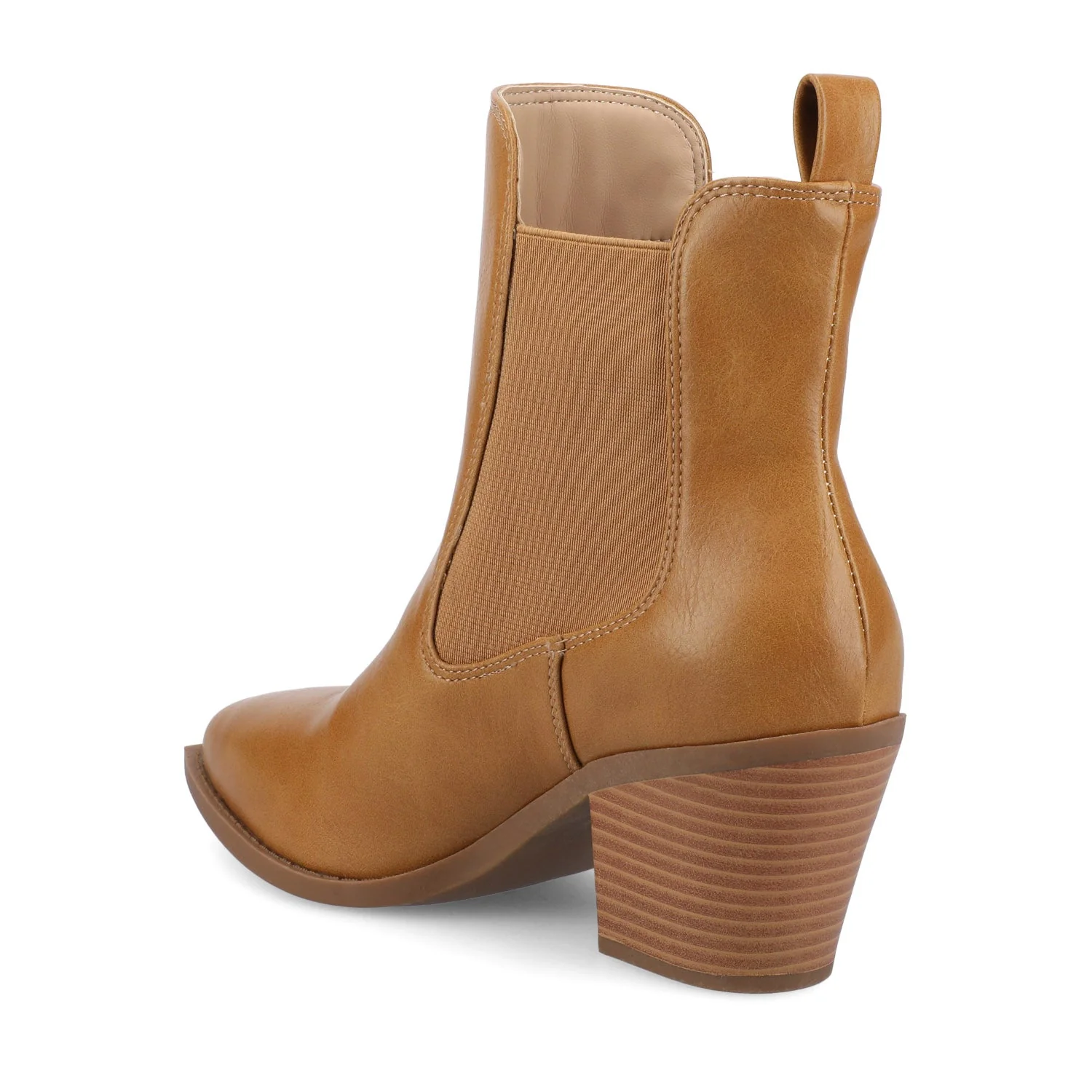 ROSEMARY WESTERN CHELSEA BOOTIES - Tan - Image 4