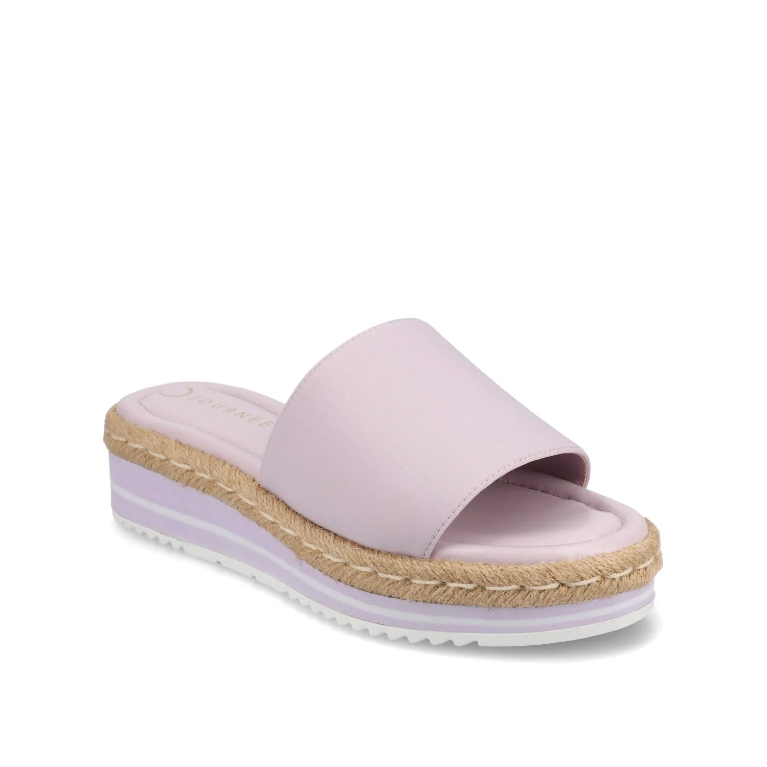 ROSEY ESPADRILLE WEDGE HEEL SANDALS IN STATEMENT IN WIDE - Lilac - Image 2