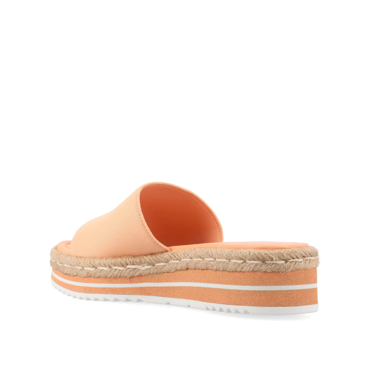 ROSEY ESPADRILLE WEDGE HEEL SANDALS IN STATEMENT IN WIDE - Peach - Image 4