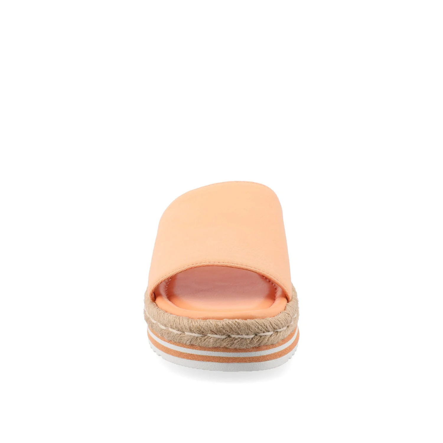 ROSEY ESPADRILLE WEDGE HEEL SANDALS IN STATEMENT IN WIDE - Peach - Image 7