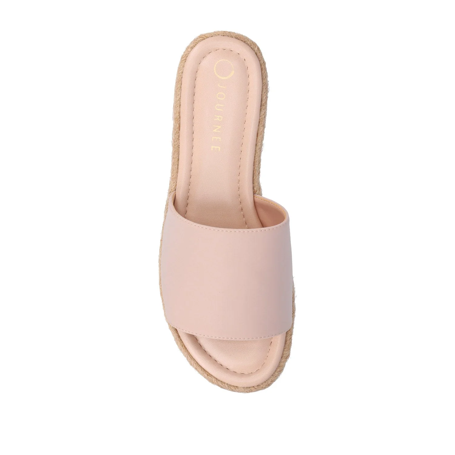 ROSEY ESPADRILLE WEDGE HEEL SANDALS IN WIDE - Blush - Image 6