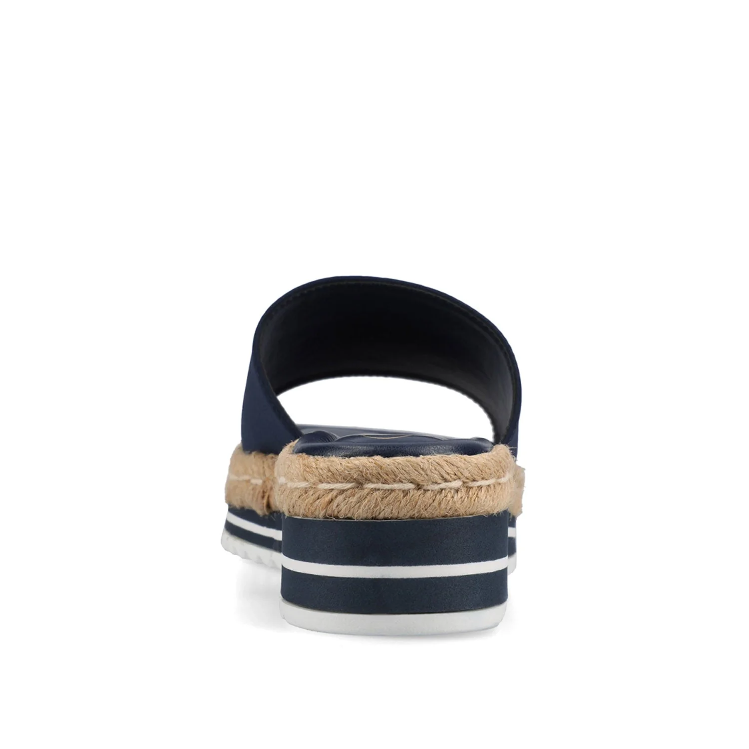 ROSEY ESPADRILLE WEDGE HEEL SANDALS IN WIDE - Navy Nubuck - Image 7