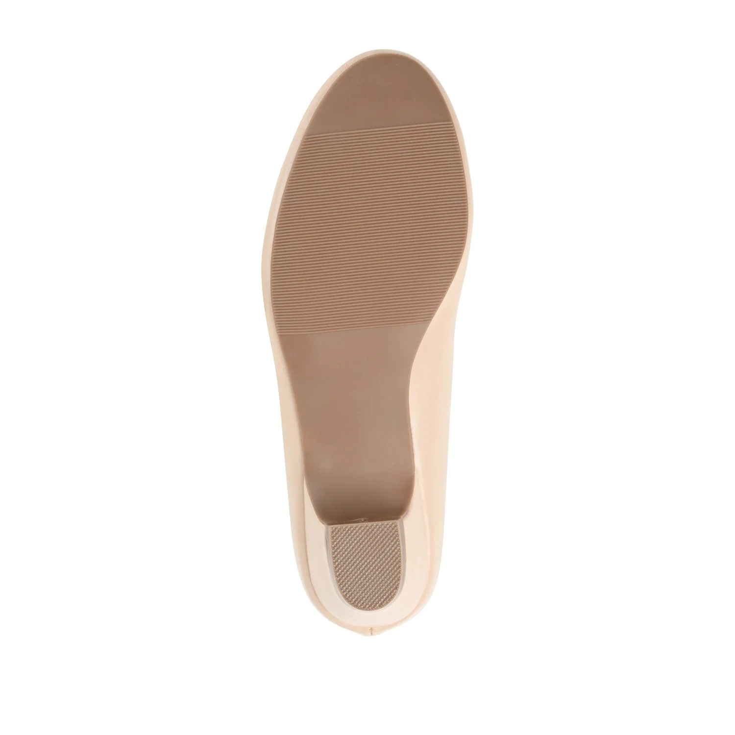 SAAR LOW PUMP HEELS IN VEGAN LEATHER - Nude - Image 8