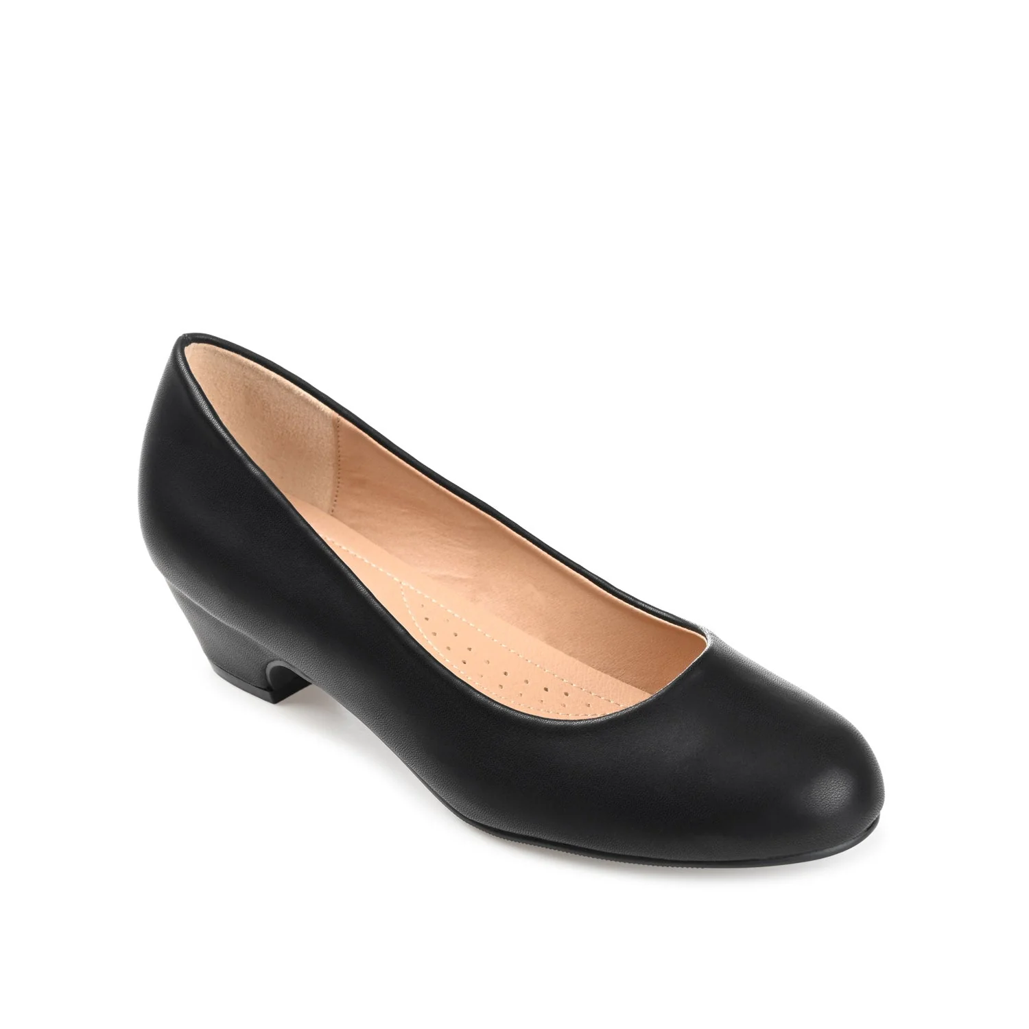 SAAR LOW PUMP HEELS IN NARROW - Black - Image 2