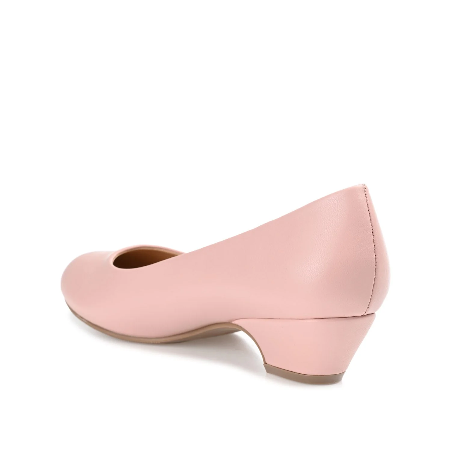 SAAR LOW PUMP HEELS IN NARROW - Blush - Image 4