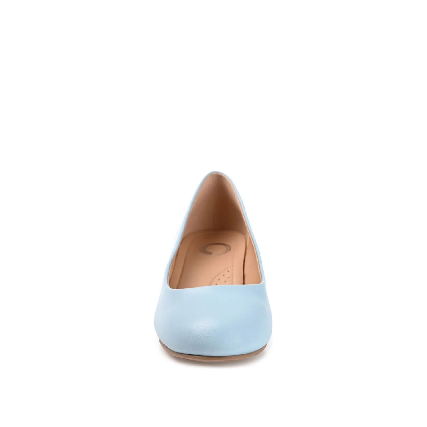 SAAR LOW PUMP HEELS IN NARROW - Light Blue - Image 5