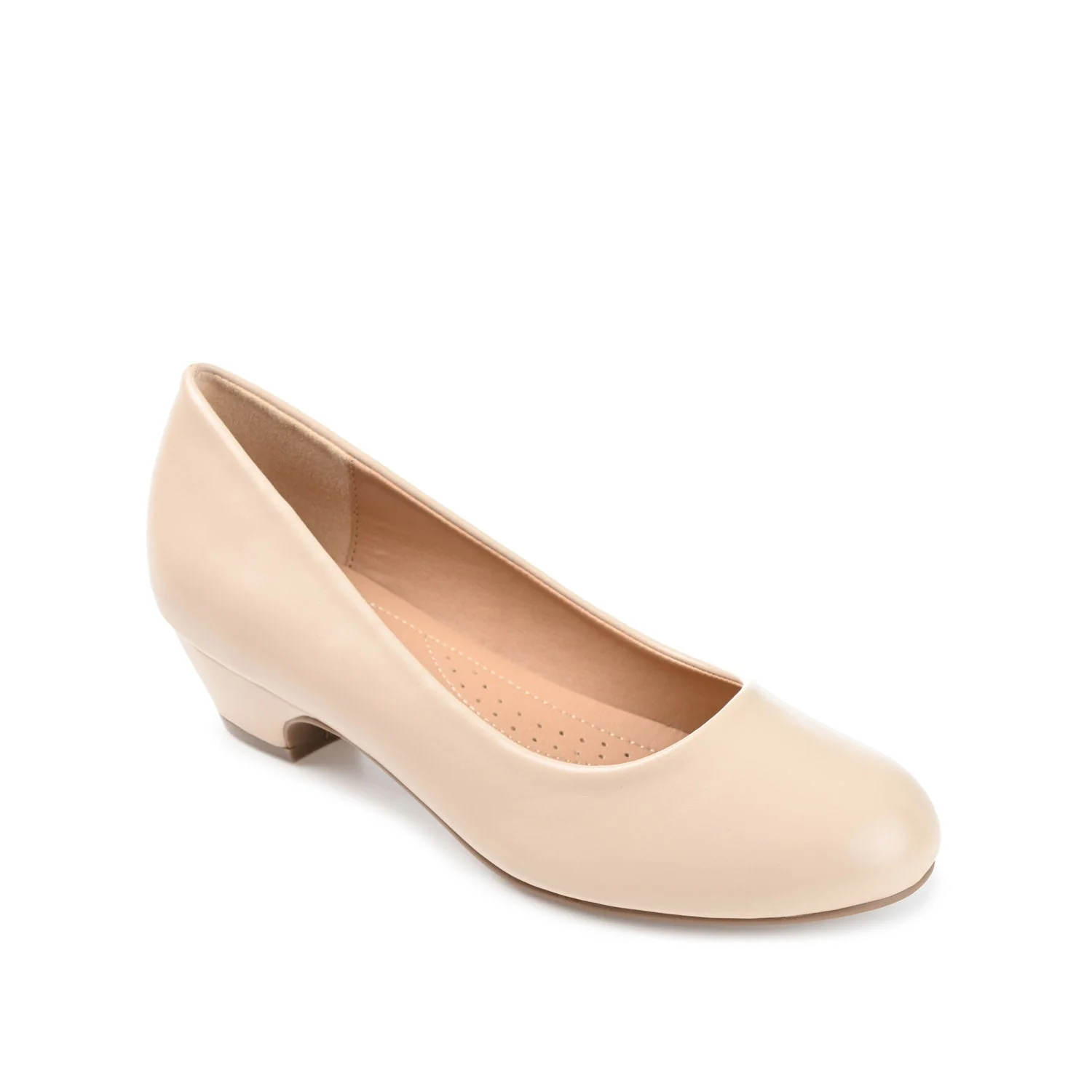 SAAR LOW PUMP HEELS IN NARROW - Nude - Image 2