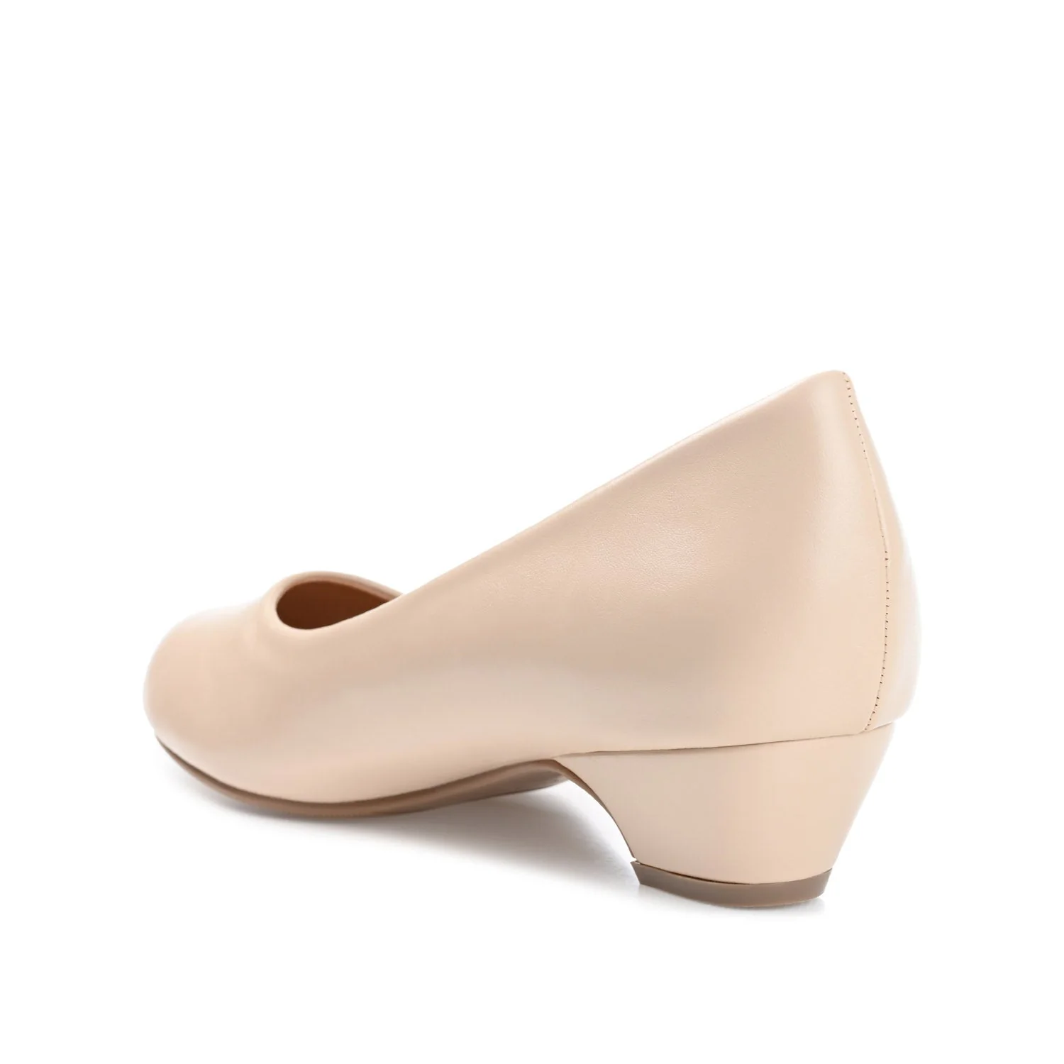 SAAR LOW PUMP HEELS IN NARROW - Nude - Image 4
