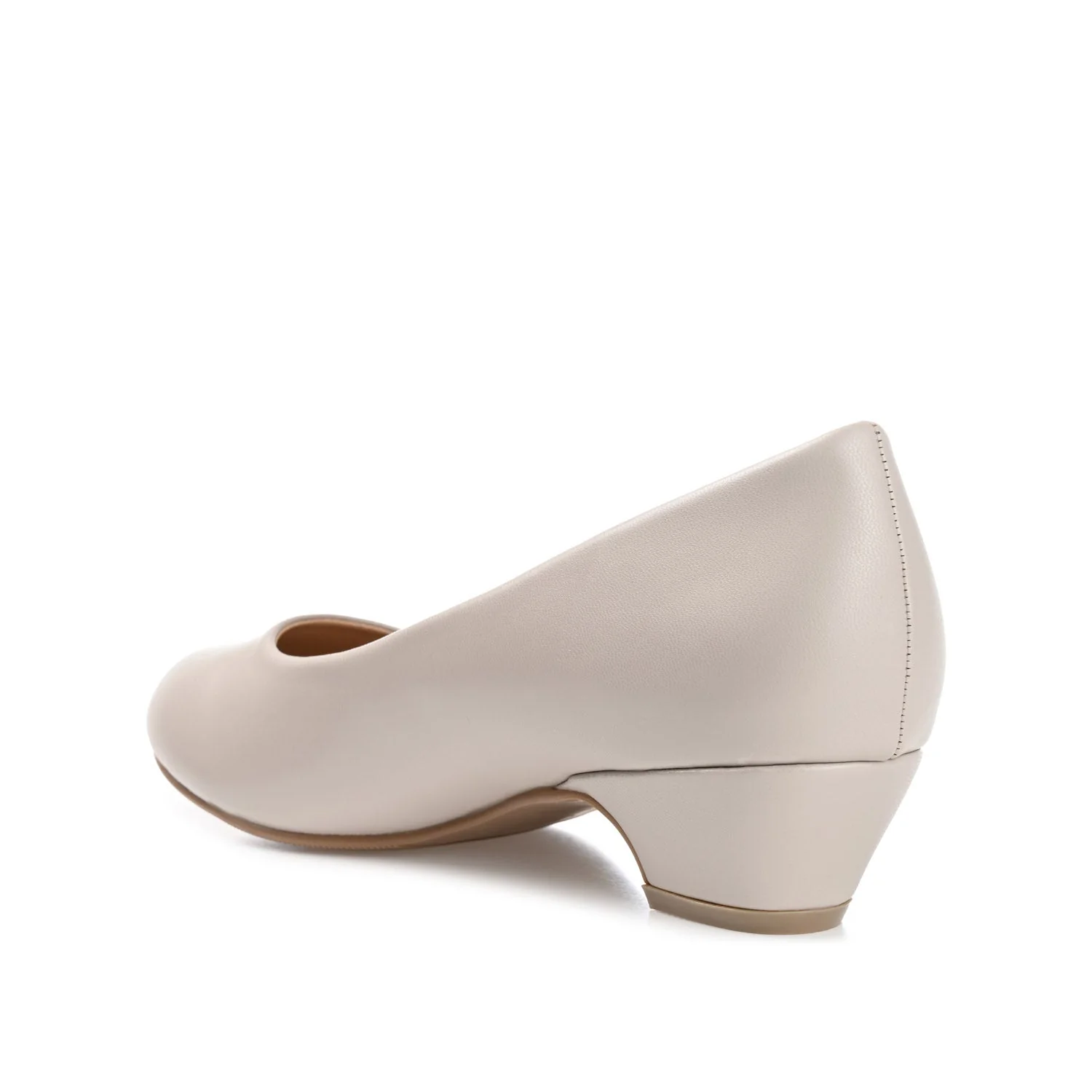 SAAR LOW PUMP HEELS IN WIDE - Grey - Image 4