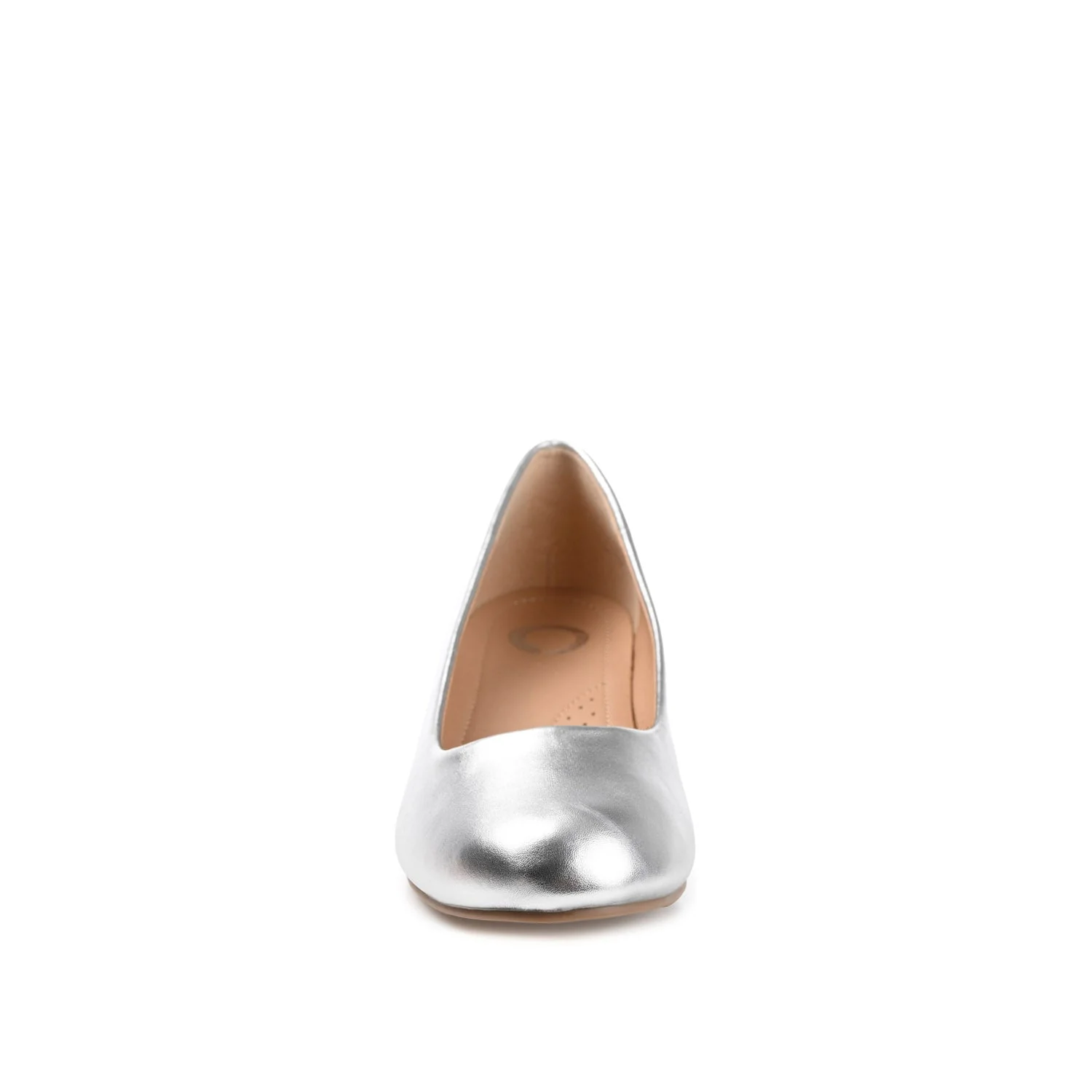 SAAR LOW PUMP HEELS IN WIDE - Silver - Image 6