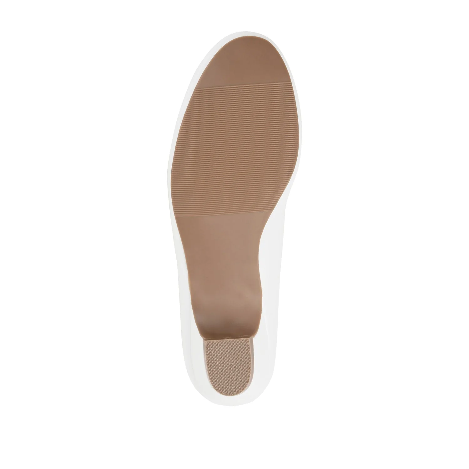 SAAR LOW PUMP HEELS IN WIDE - White - Image 8