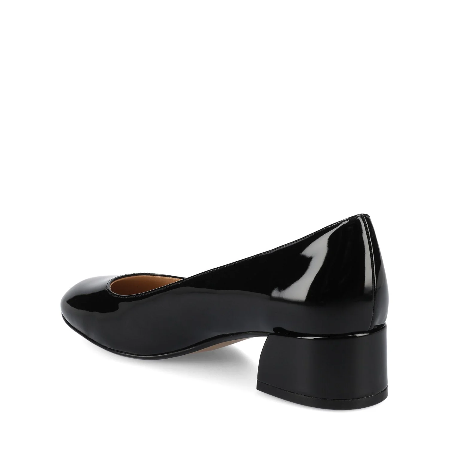 SAAR II LOW PUMP HEELS IN PATENT - Black Patent - Image 4