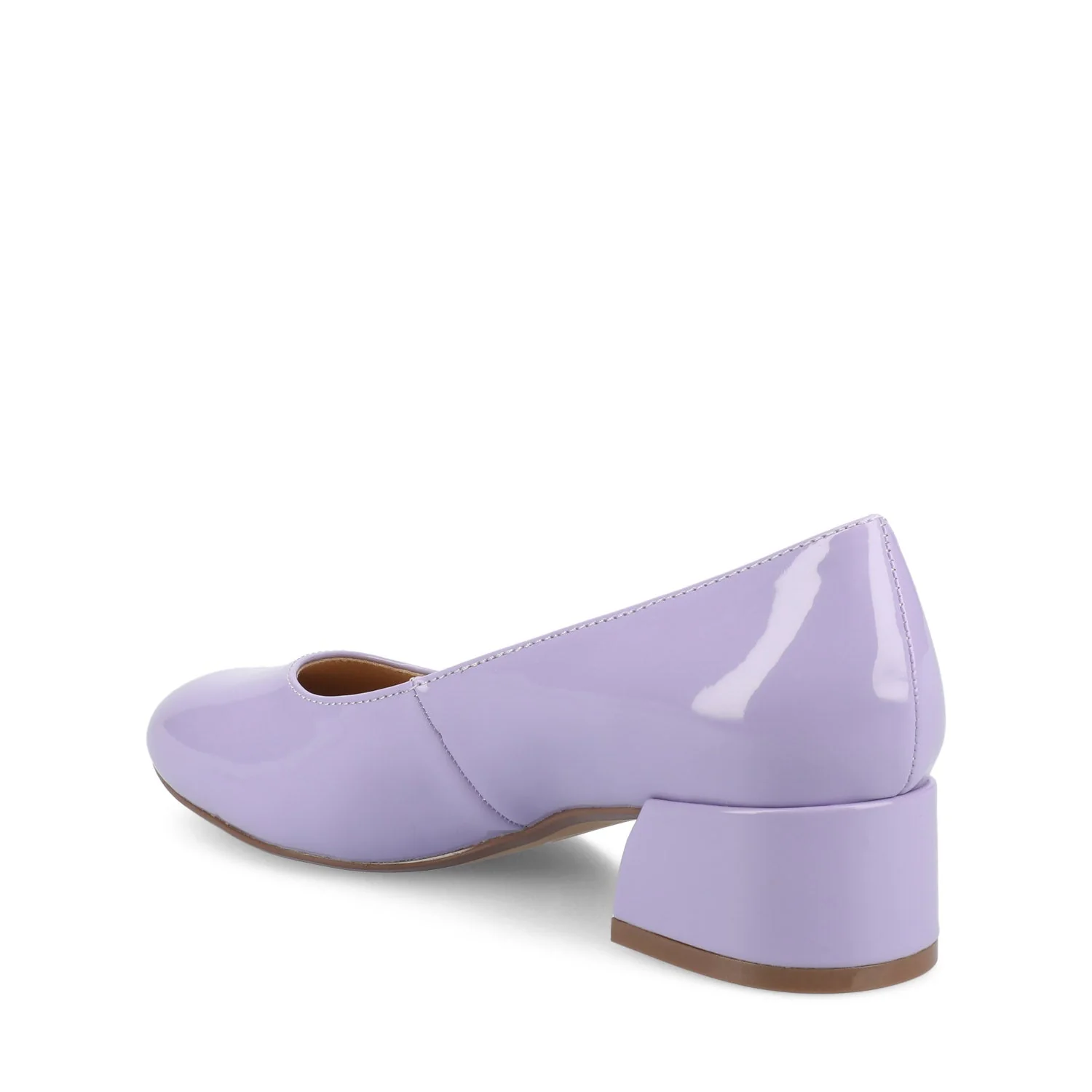 SAAR II LOW PUMP HEELS IN PATENT - Lilac Patent - Image 4