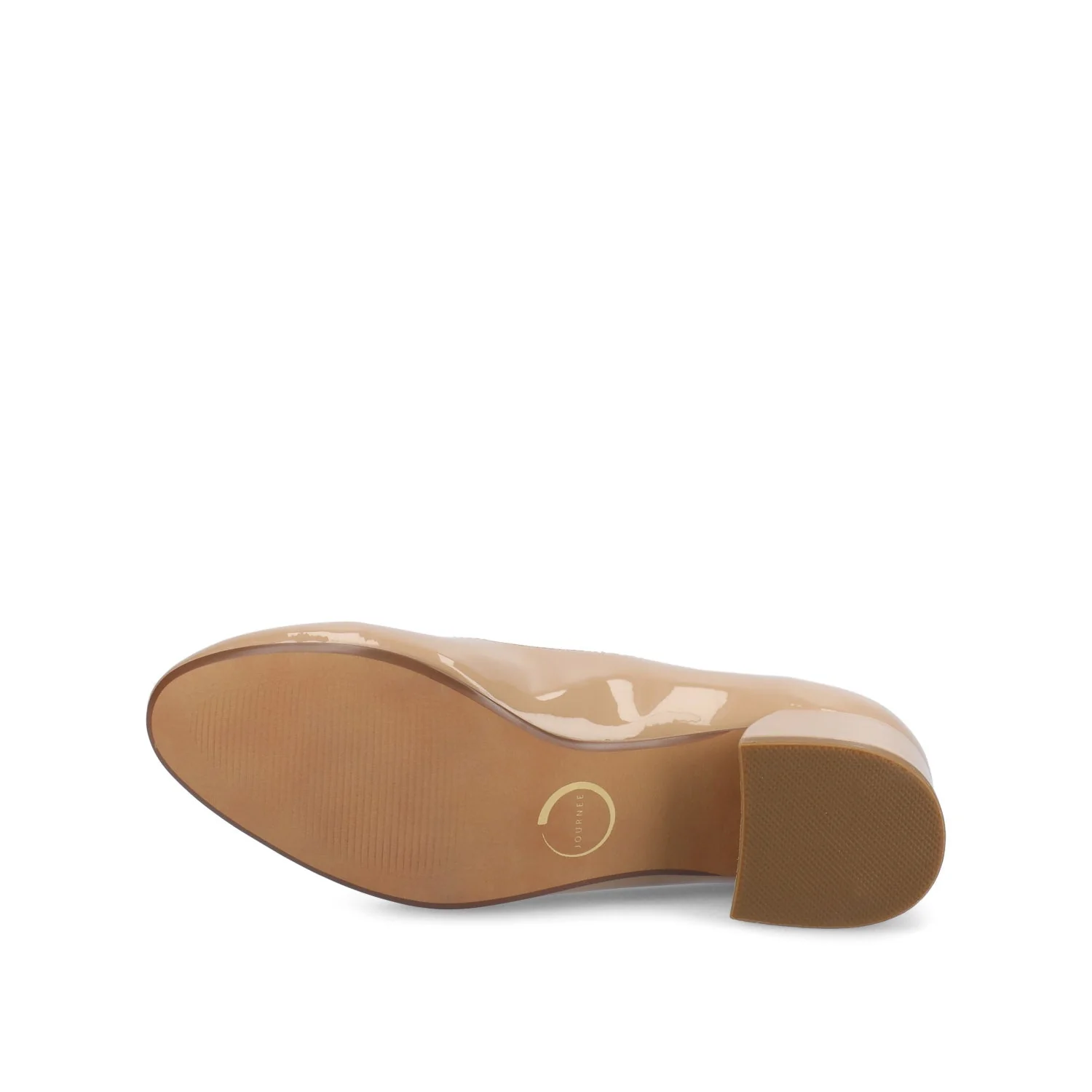 SAAR II LOW PUMP HEELS IN PATENT - Nude Patent - Image 6