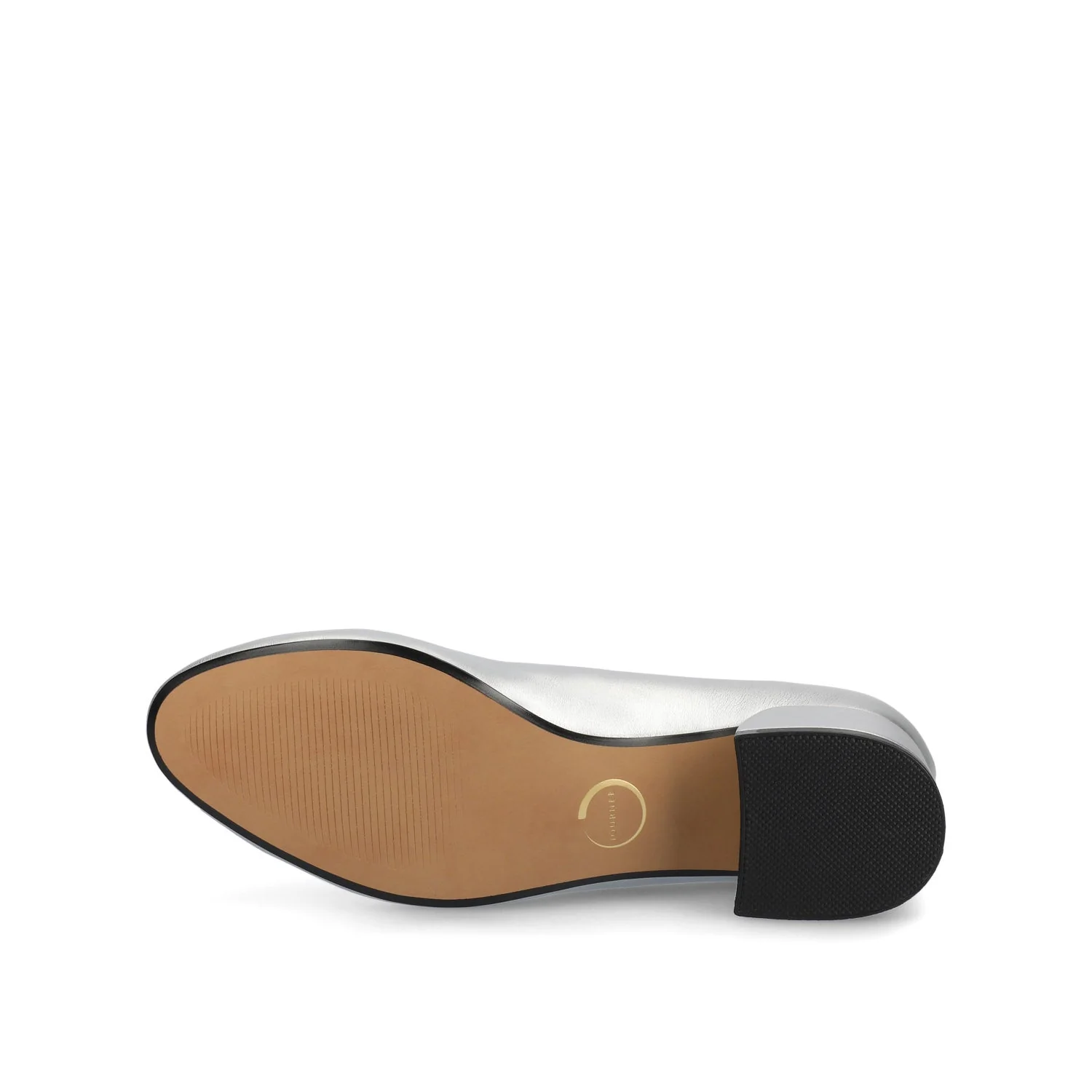 SAAR II LOW PUMP HEELS IN PATENT - Silver PU - Image 5