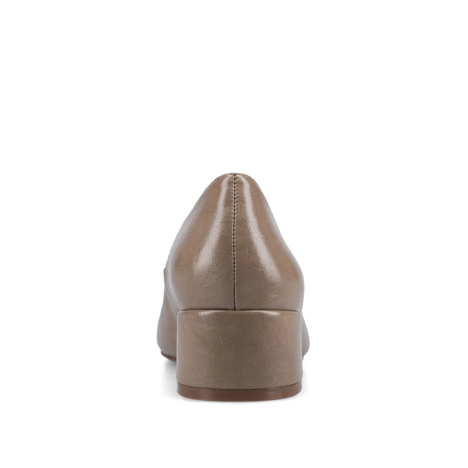 SAAR II LOW PUMP HEELS IN PATENT - Taupe Patent - Image 6
