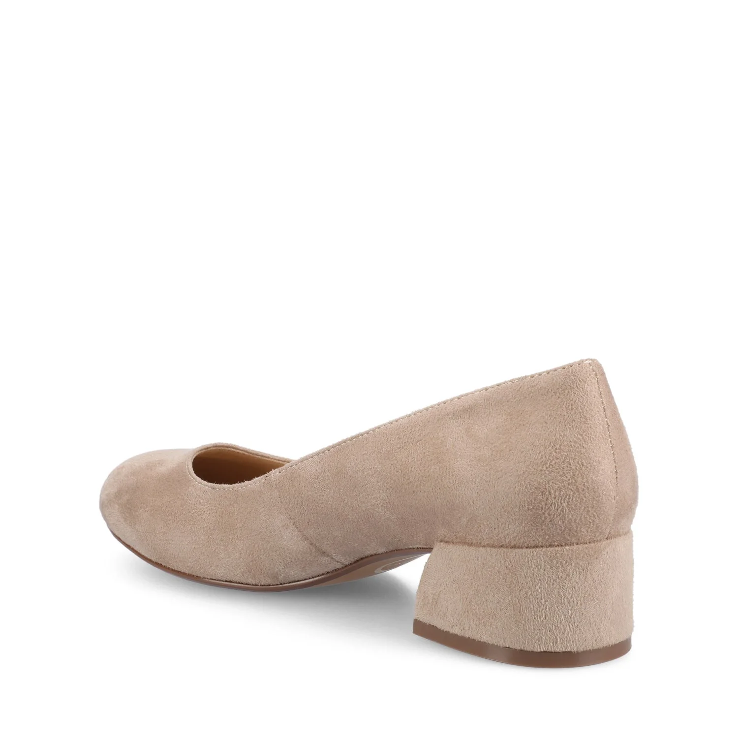 SAAR II LOW PUMP HEELS IN STATEMENT - Nude Suede - Image 3