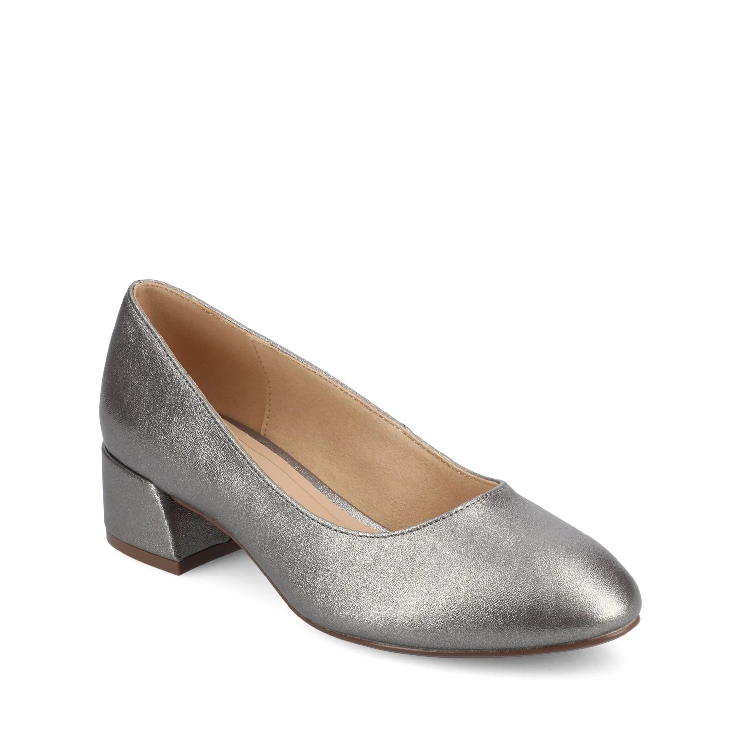 SAAR II LOW PUMP HEELS IN STATEMENT - Pewter - Image 2