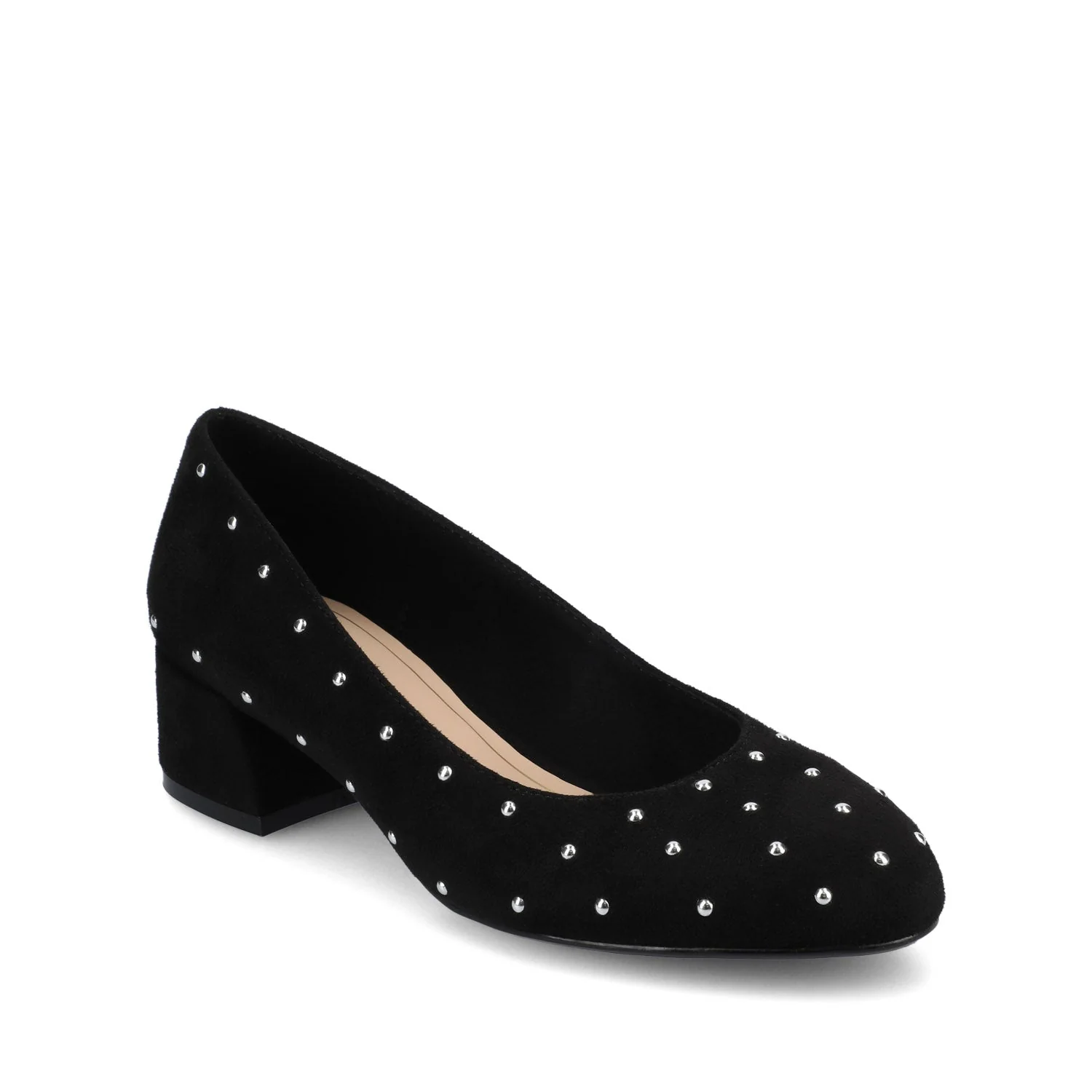 SAAR II LOW PUMP HEELS STATEMENT IN WIDE - Black Stud - Image 2