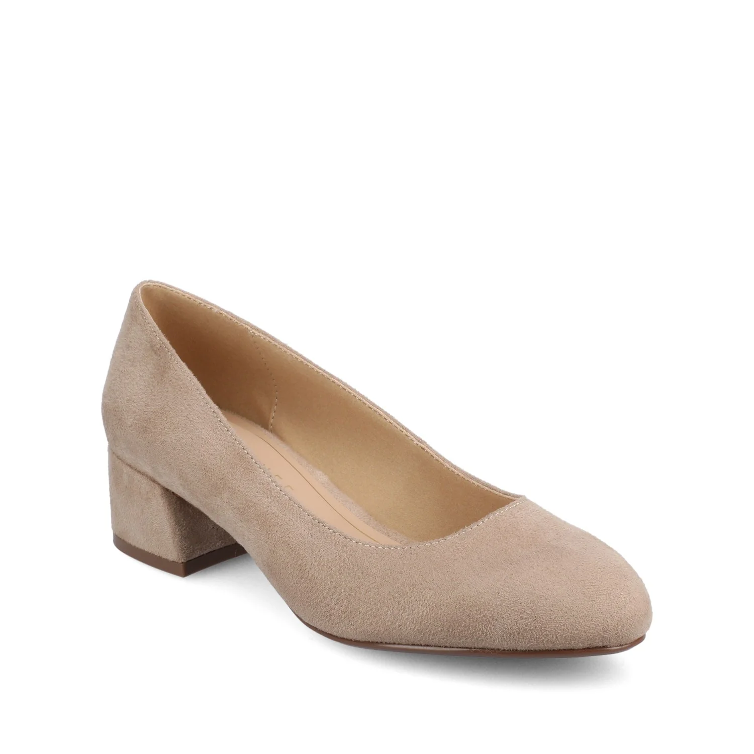 SAAR II LOW PUMP HEELS STATEMENT IN WIDE - Nude Suede - Image 2