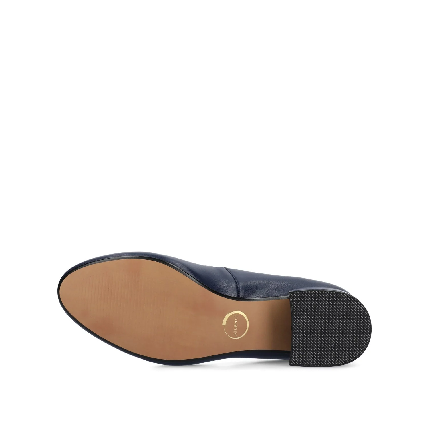 SAAR II BLOCK HEEL PUMPS IN VEGAN LEATHER - Navy PU - Image 5