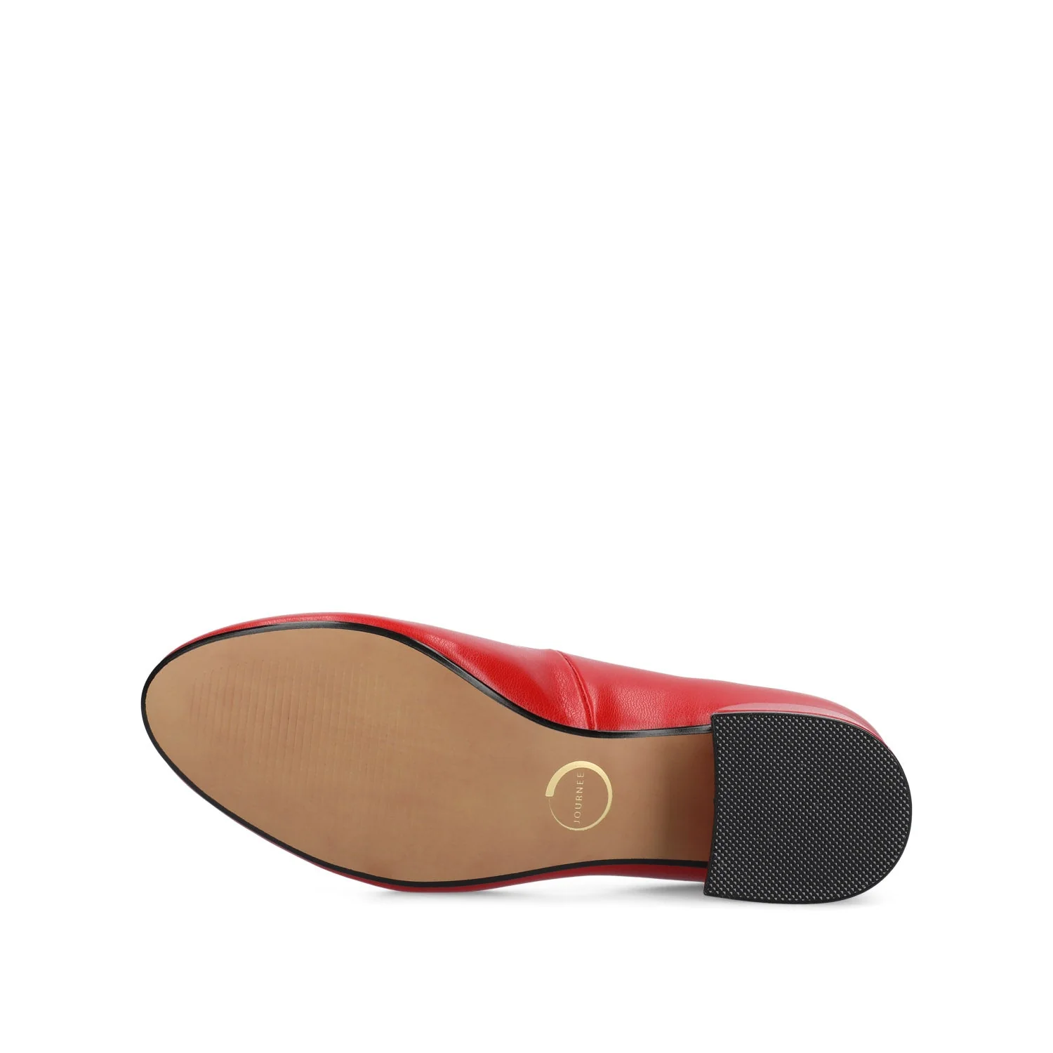 SAAR II BLOCK HEEL PUMPS IN VEGAN LEATHER - Red PU - Image 5