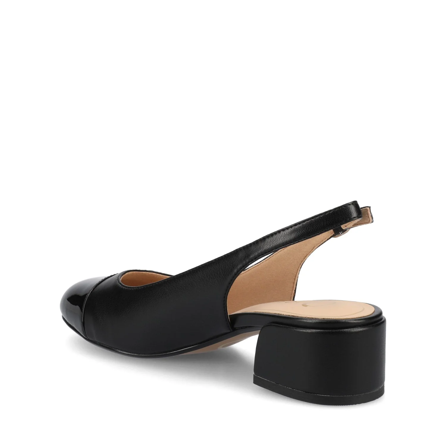 SAMMIE BLOCK HEELS IN WIDE - Black PU - Image 4