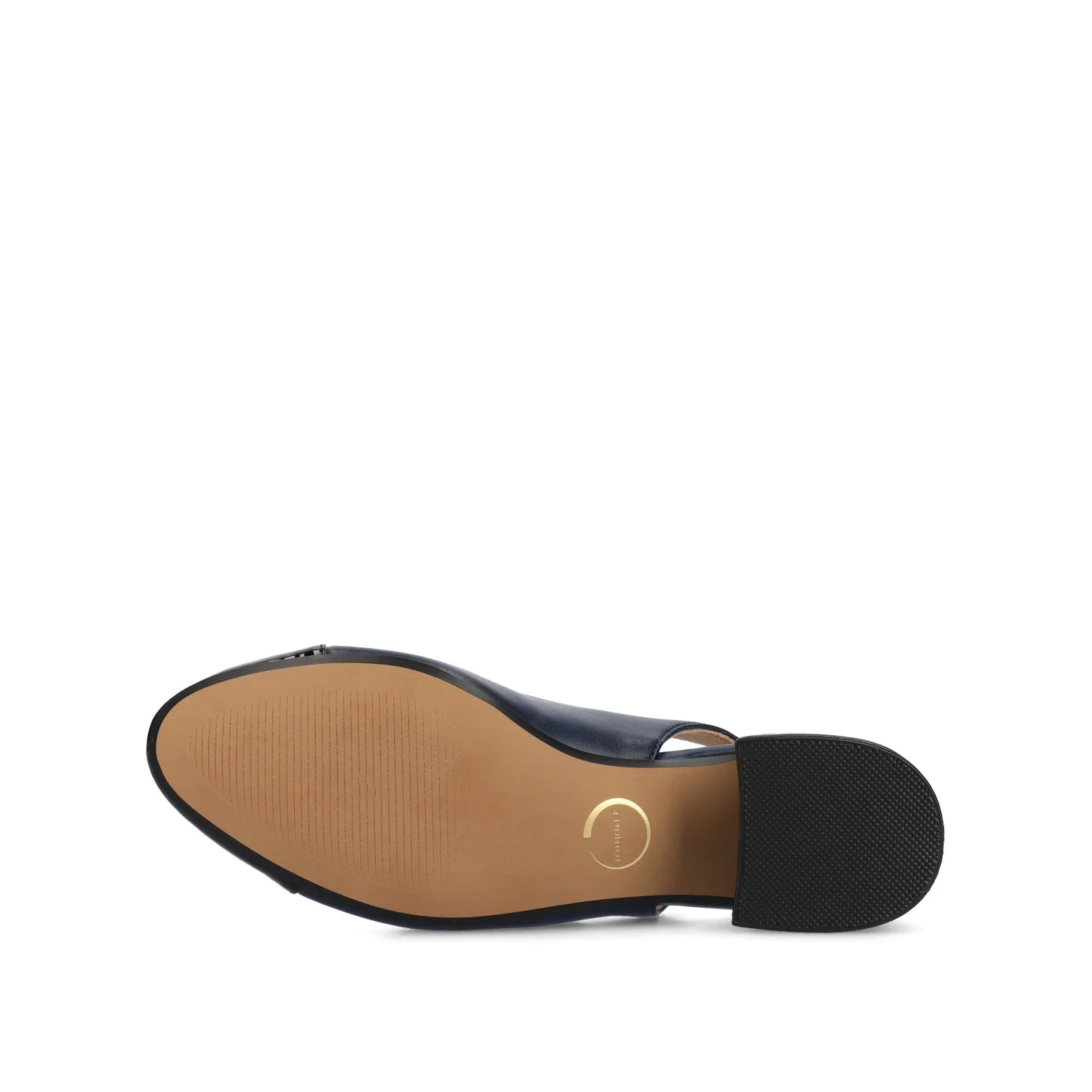 SAMMIE BLOCK HEELS IN VEGAN LEATHER - Navy PU - Image 5