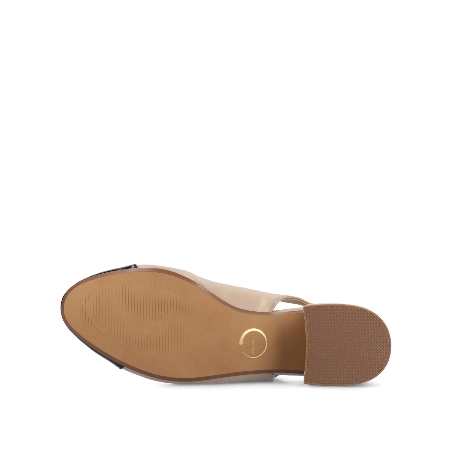 SAMMIE BLOCK HEELS IN VEGAN LEATHER - Taupe PU - Image 5
