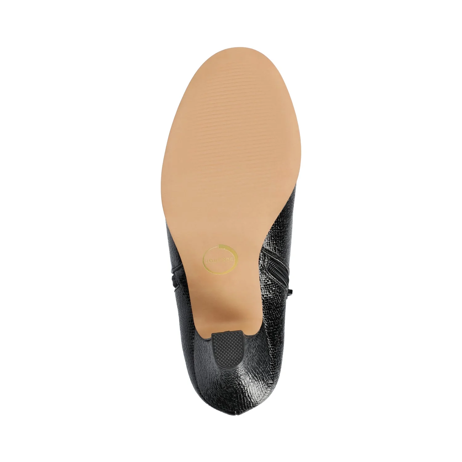 SANZI ZIP-UP BOOTIES IN WIDE - Black Lizard - Image 5