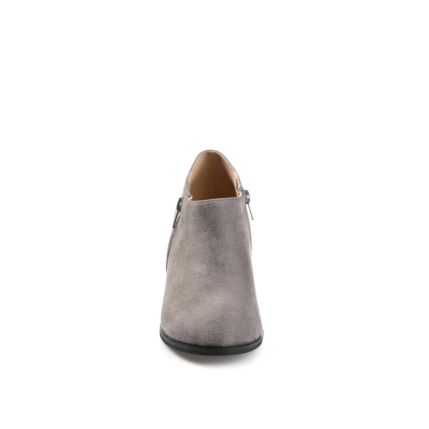SANZI ZIP-UP BOOTIES IN WIDE - Grey - Image 5