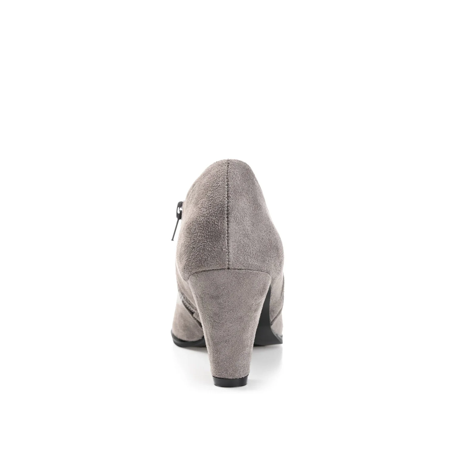 SANZI ZIP-UP BOOTIES IN WIDE - Grey - Image 7