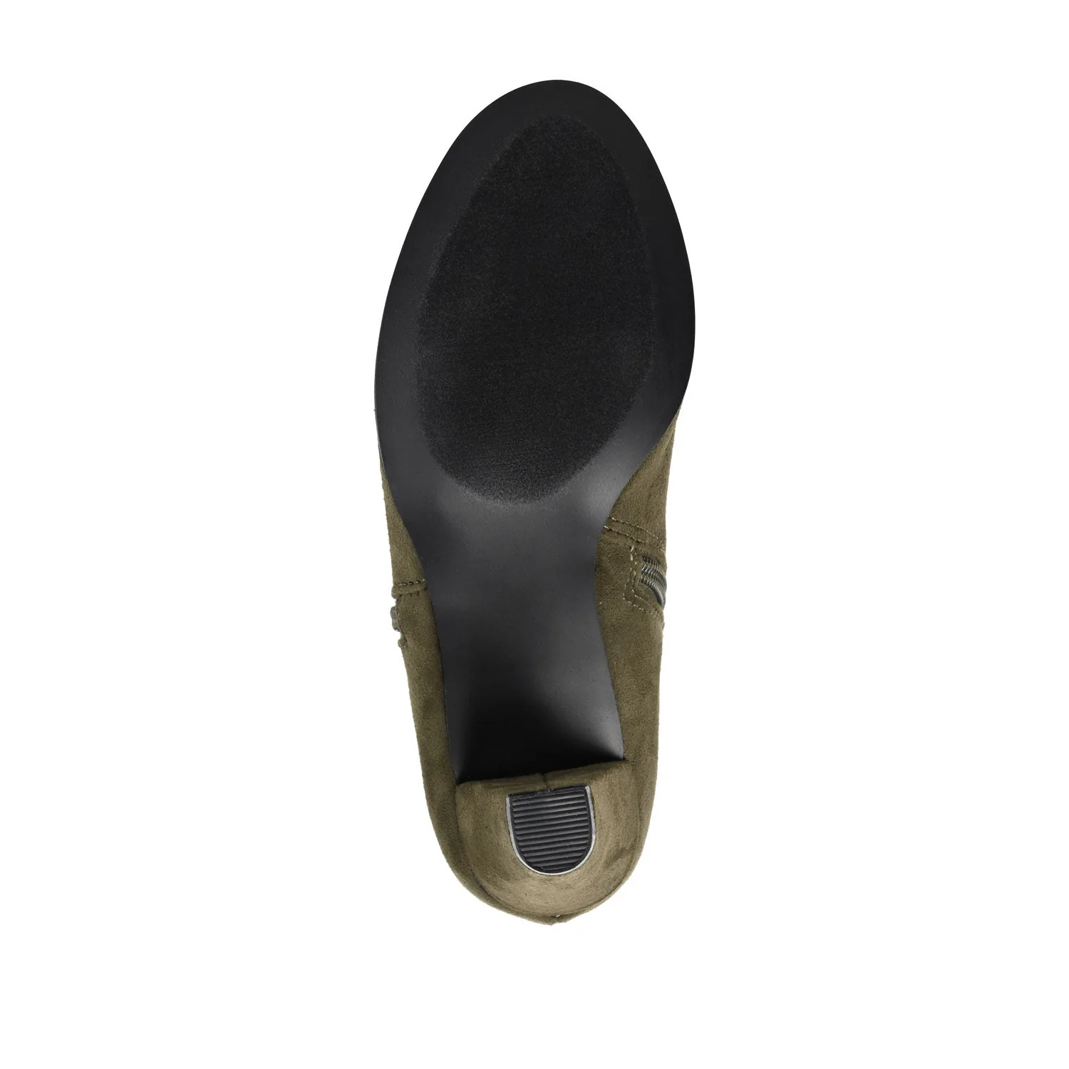 SANZI ZIP-UP BOOTIES IN WIDE - Olive - Image 8